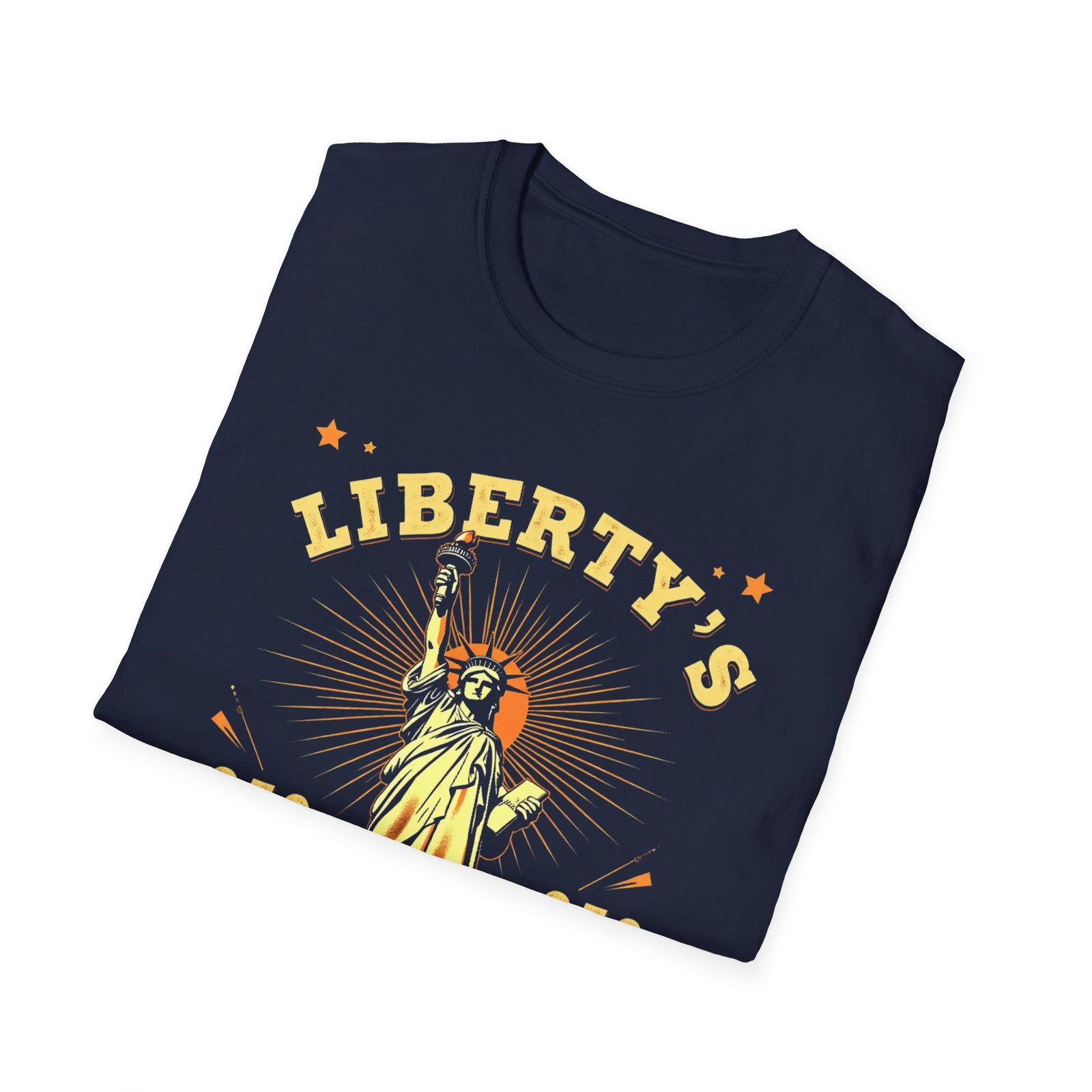 Liberty's Golden Age Statue of Liberty T-Shirt | 250 Anniversary Retro - Image 15