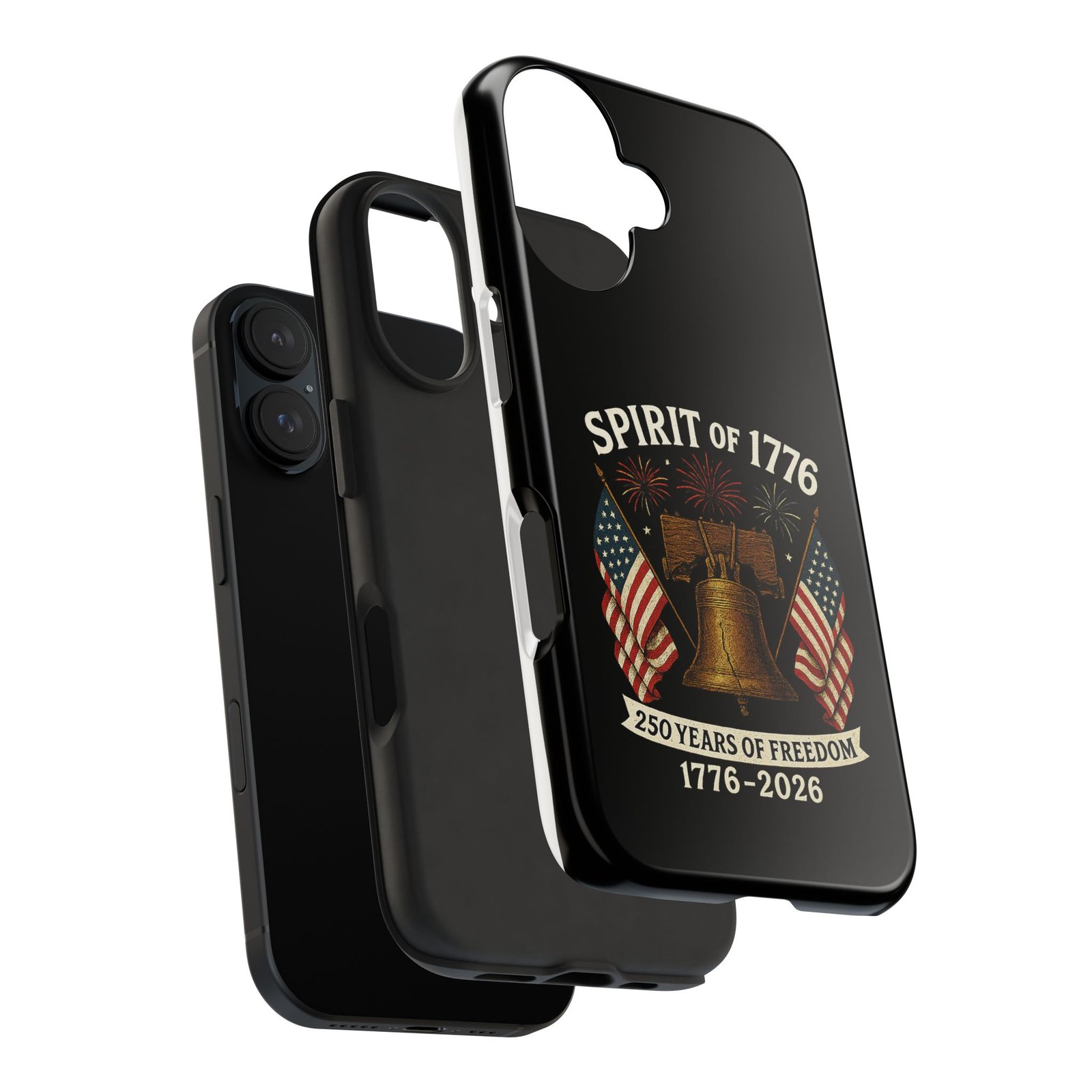 iPhone 14-15-16-17 Spirit of 1776 Liberty Bell Phone Case | 250 Years of Freedom 1776-2026 - Image 9