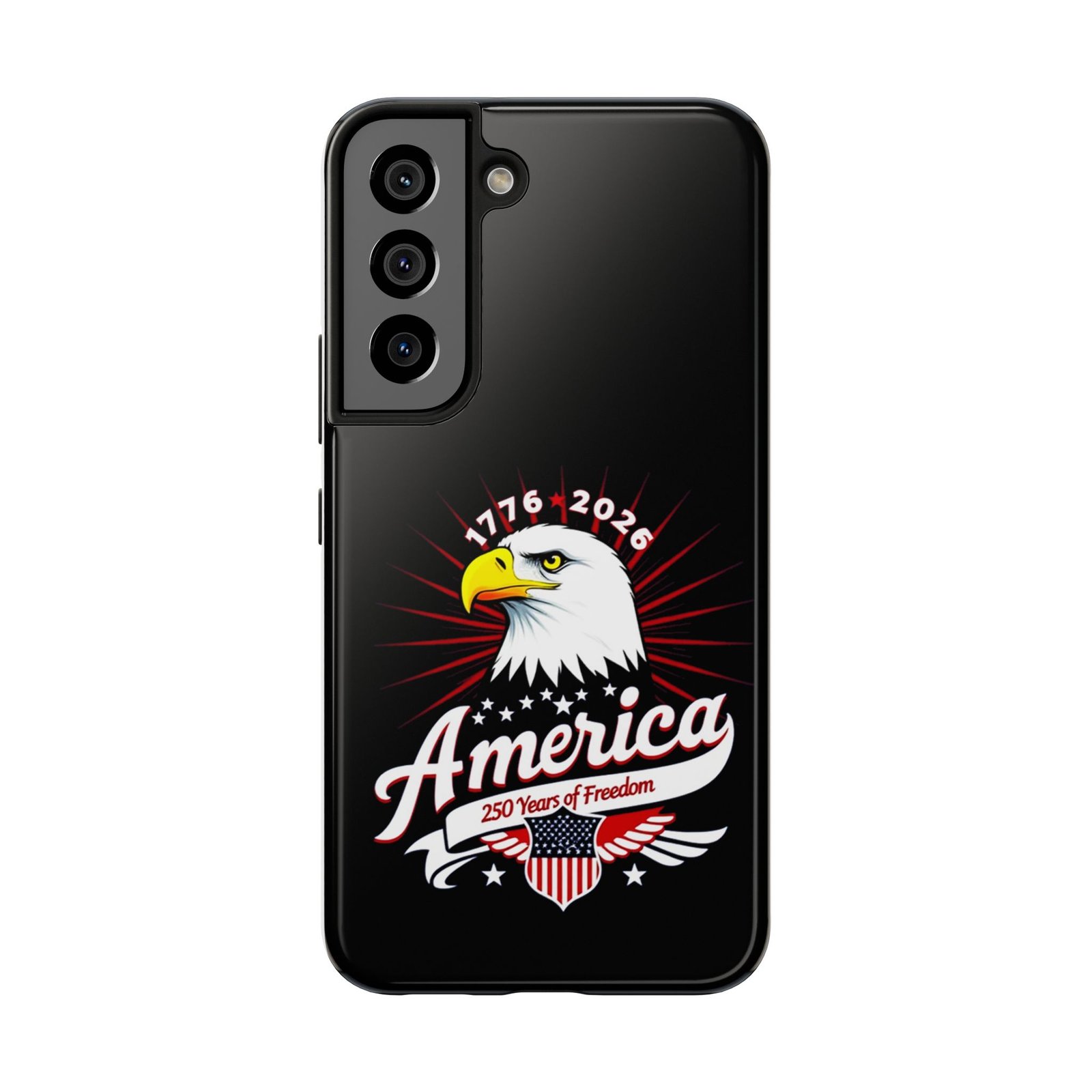 Samsung Galaxy S25-S24-S23-S22-S21_American Eagle 250 Years Freedom Phone Case | Patriotic USA Bald Eagle Phone Case - Image 10