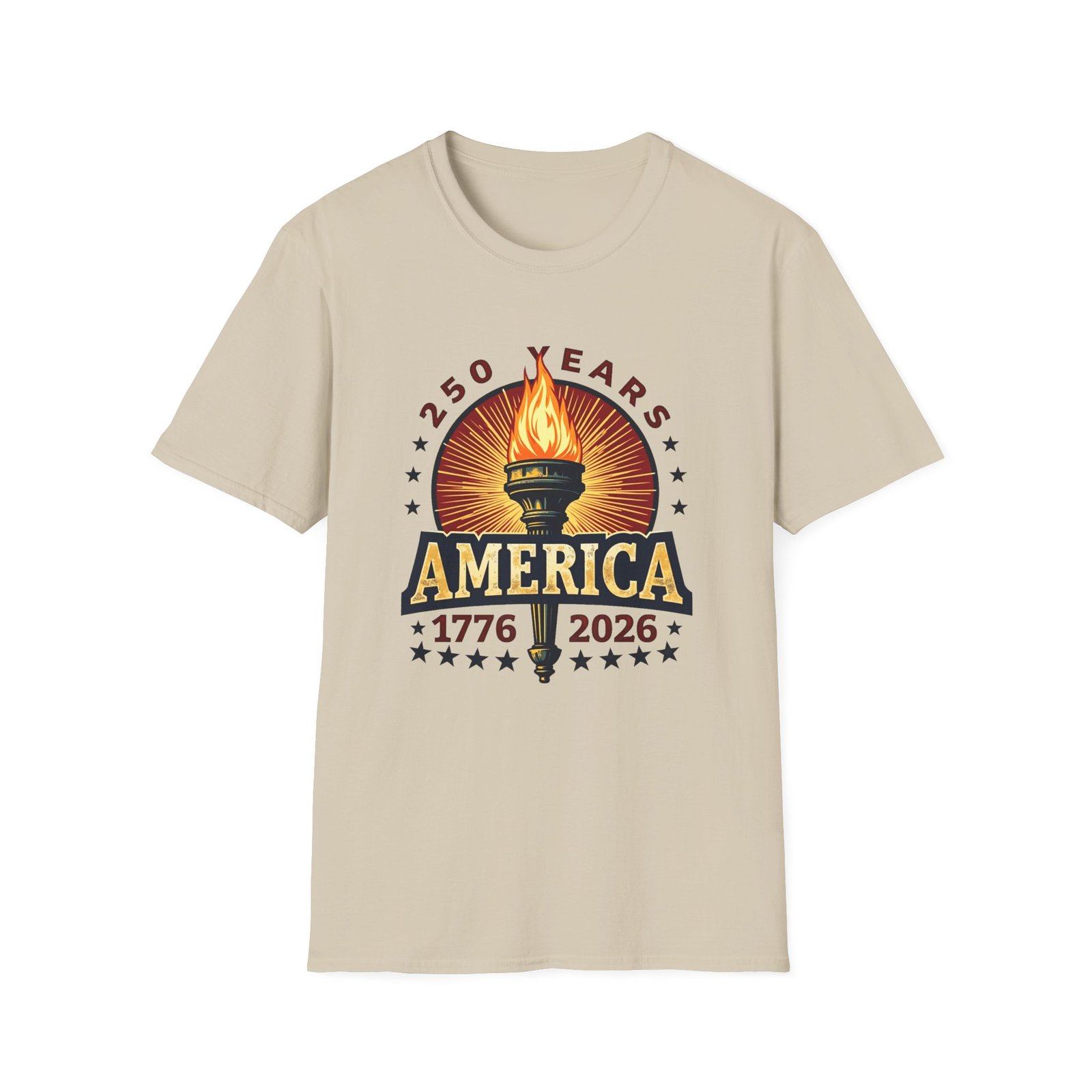 America 250 Shining Bright 1776-2026 T-Shirt | Bicentennial Celebration Tee - Image 6