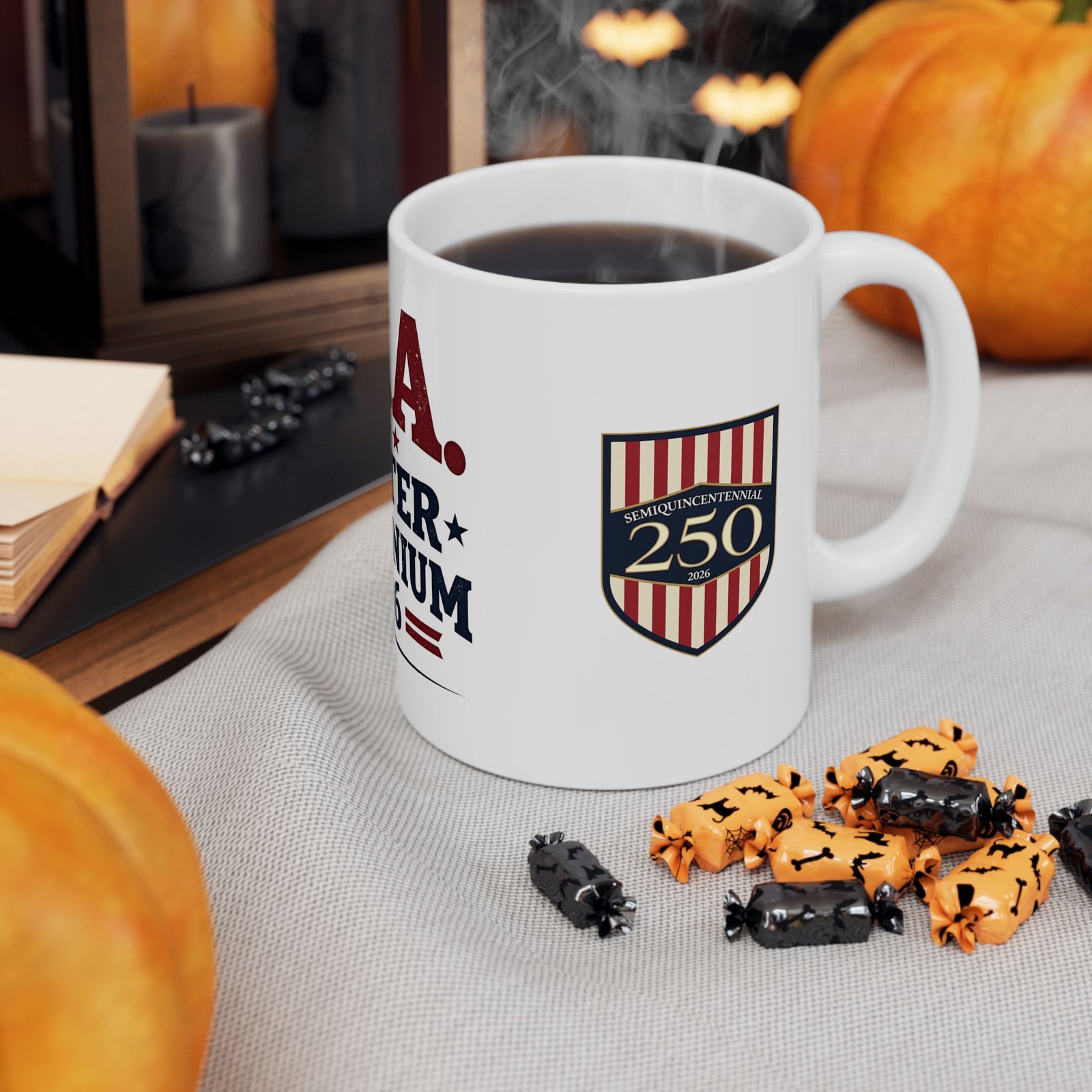 USA Quarter Millennium 2026 Mug | 250th Anniversary Shield Design - Image 6
