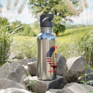 World Cup Trophy with Flags Water Bottle | Stainless Steel Straw Bottle