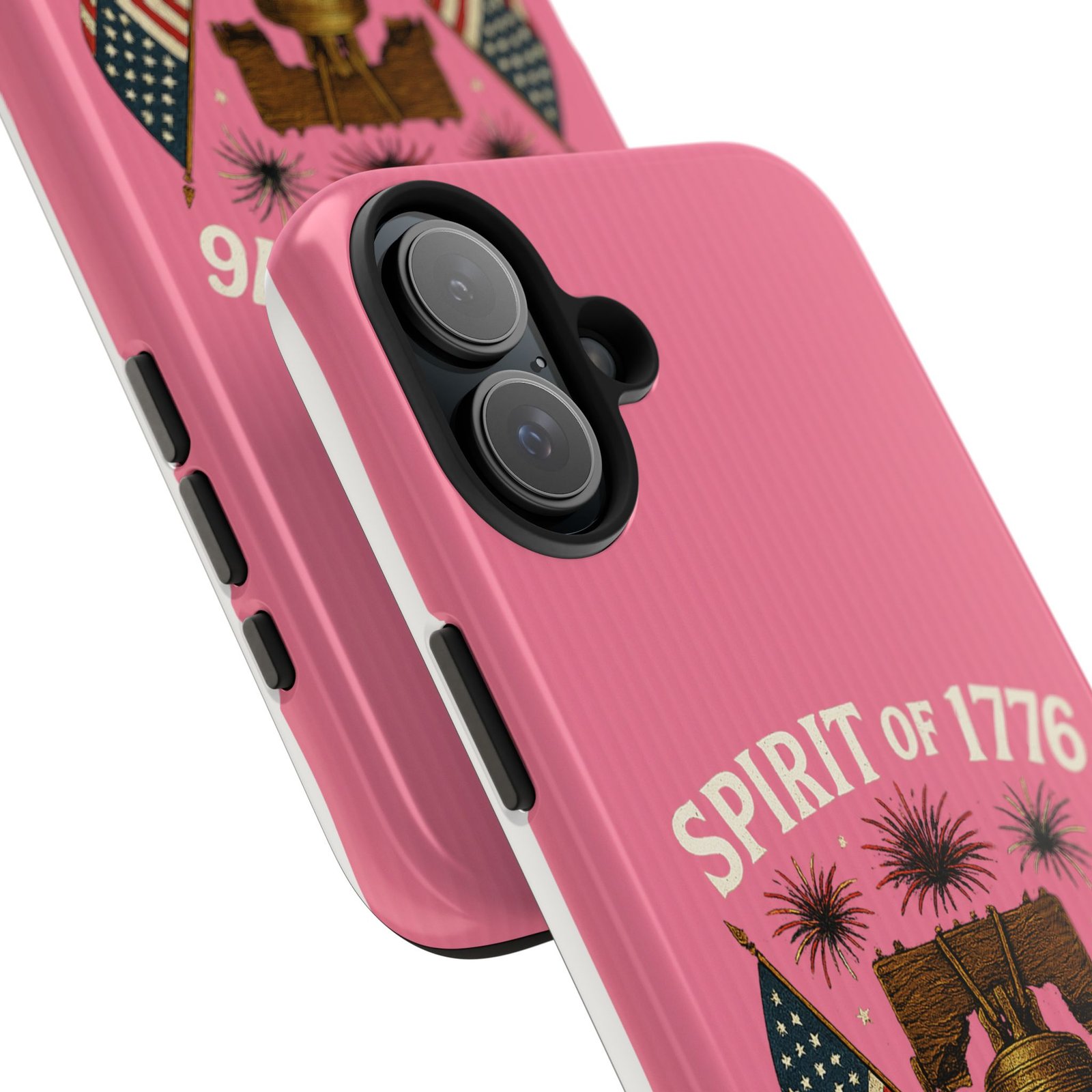 Hot Pink iPhone 14-15-16-17 Spirit of 1776 Phone Case | Liberty Bell, American Flags, 250 Years of Freedom 1776-2026 - Image 35