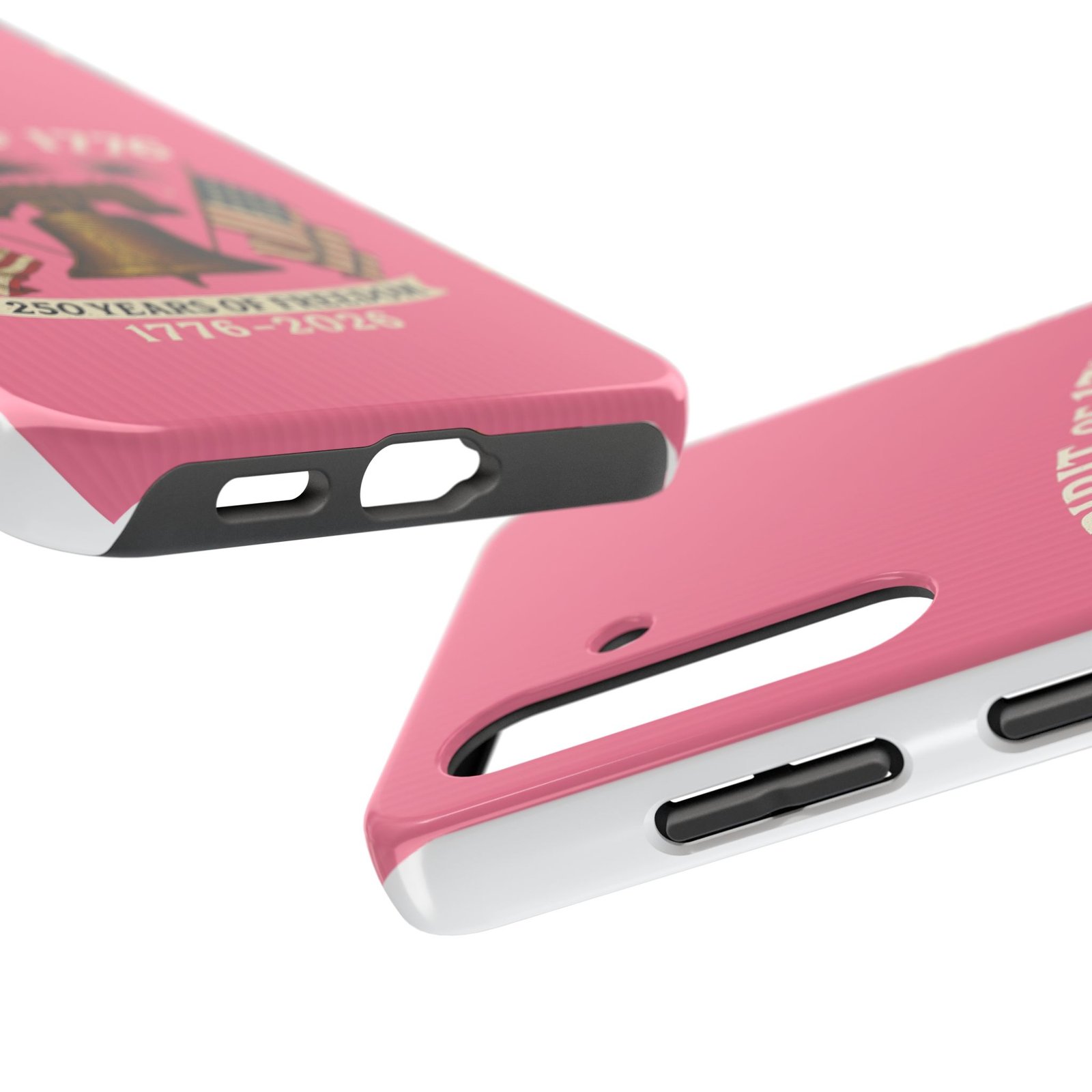 Hot Pink Samsung Galaxy S25-S24-S23-S22-S21_Spirit of 1776 Liberty Bell phone case | 250 Years of Freedom 1776-2026 - Image 4