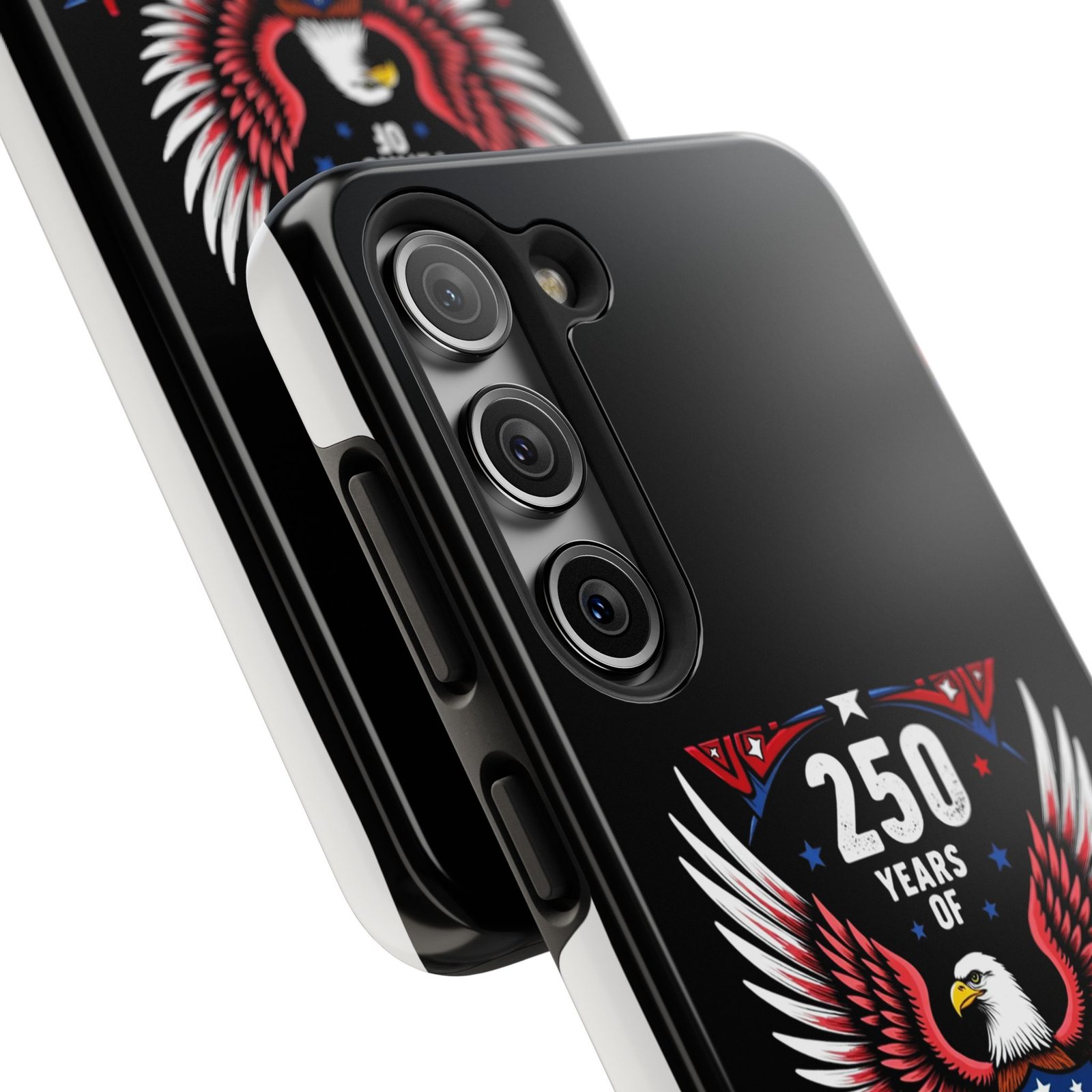 Samsung Galaxy S25-S24-S23-S22-S21_250 Years of Freedom Eagle phone case | Patriotic 1776-2026 Americana - Image 3
