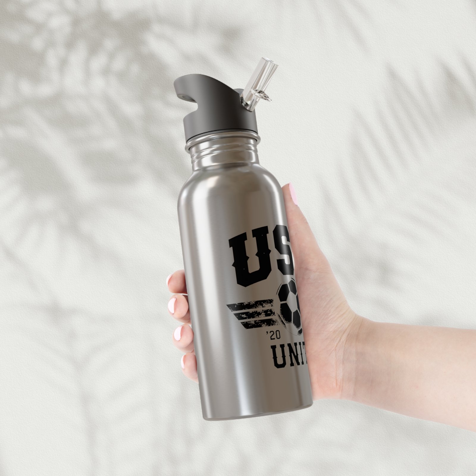 USA Soccer Unite Water Bottle | Stainless Steel 20oz with Straw - Image 7