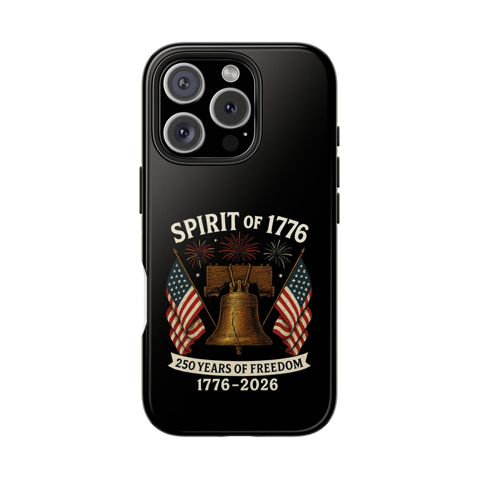 iPhone 14-15-16-17 Spirit of 1776 Liberty Bell Phone Case | 250 Years of Freedom 1776-2026 - Image 5