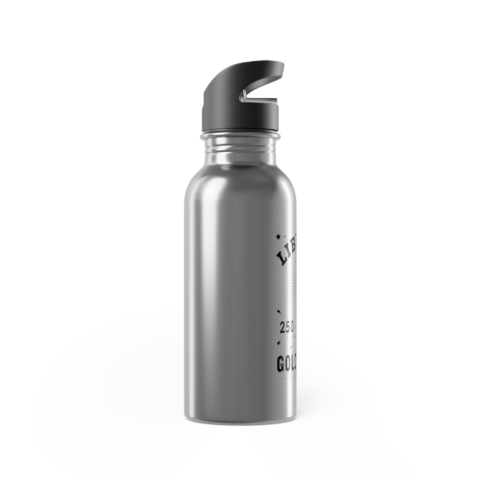 Liberty Golden Age Statue of Liberty Illustration Stainless Steel Water Bottle - Image 3