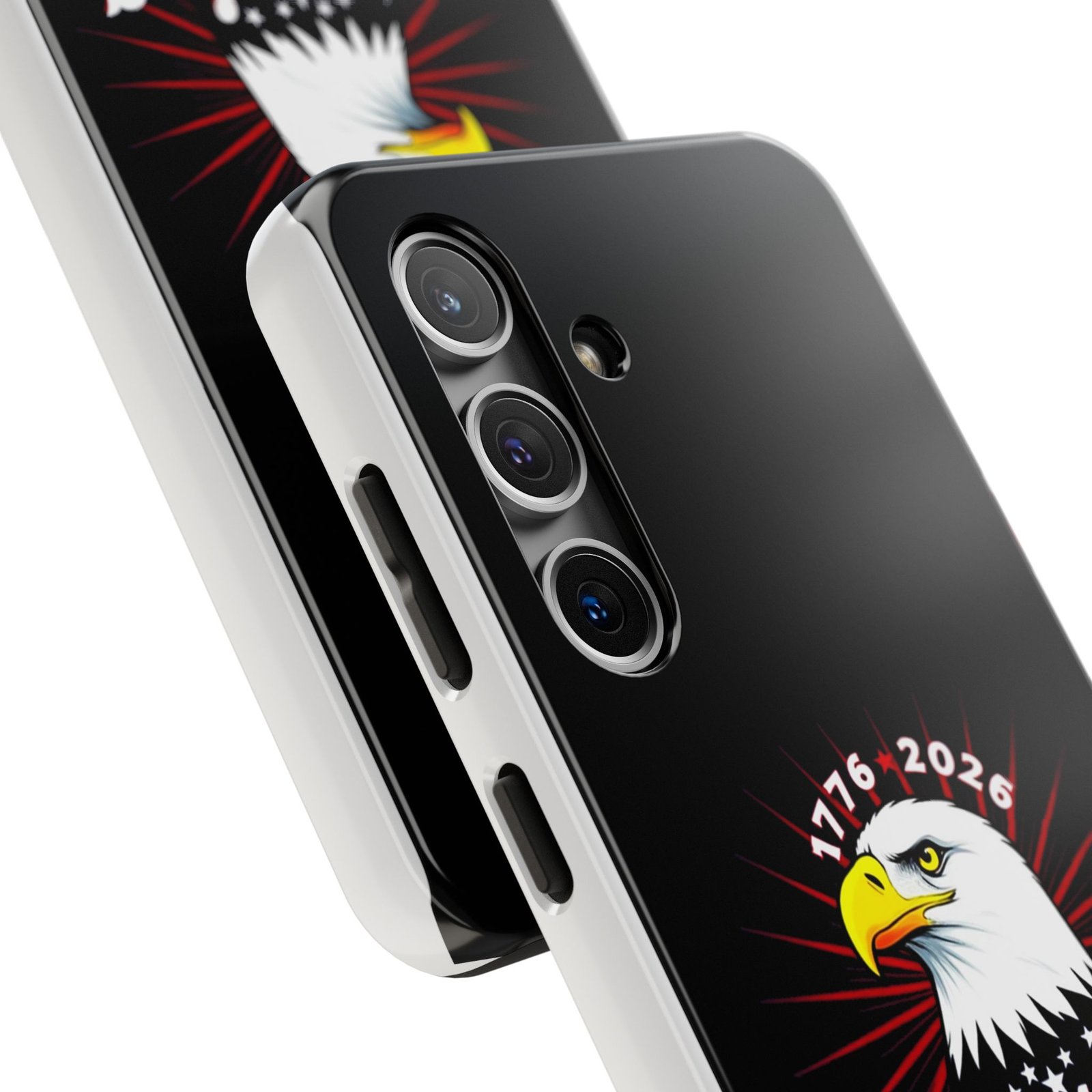 Samsung Galaxy S25-S24-S23-S22-S21_American Eagle 250 Years Freedom Phone Case | Patriotic USA Bald Eagle Phone Case - Image 2