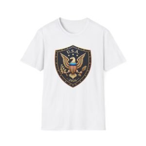 USA Bald Eagle Shield 2026 T-Shirt | Patriotic Eagle Emblem