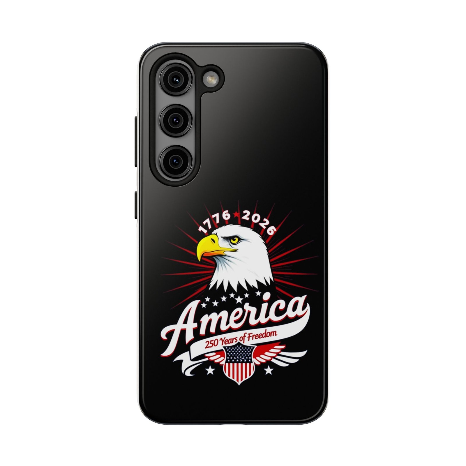 Samsung Galaxy S25-S24-S23-S22-S21_American Eagle 250 Years Freedom Phone Case | Patriotic USA Bald Eagle Phone Case - Image 6