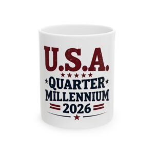 USA Quarter Millennium 2026 Mug | 250th Anniversary Shield Design