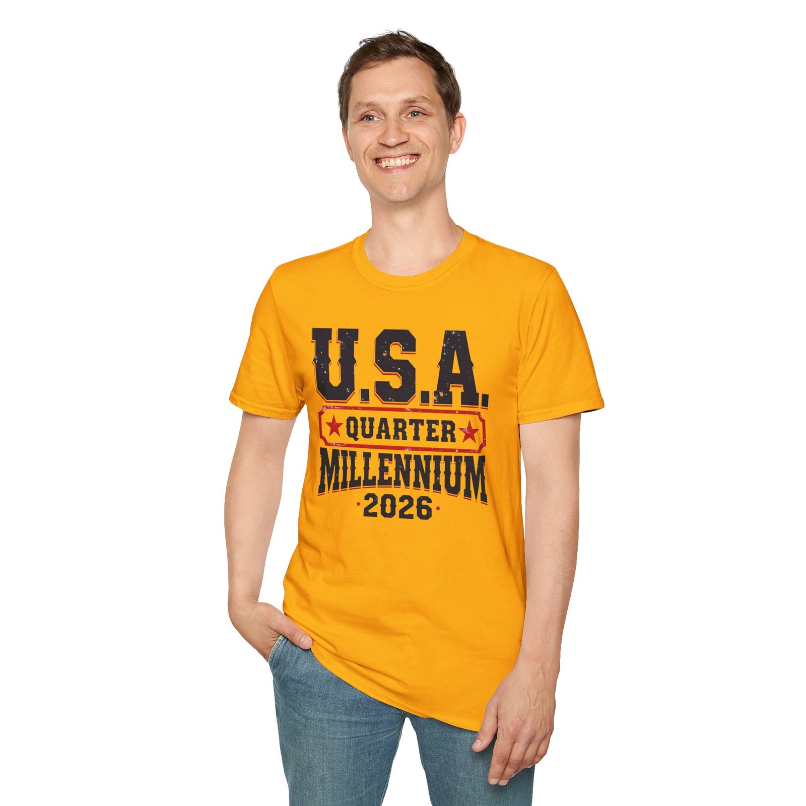 USA Quarter Millennium 2026 Patriotic T-Shirt | Quarter-themed Graphic Tee