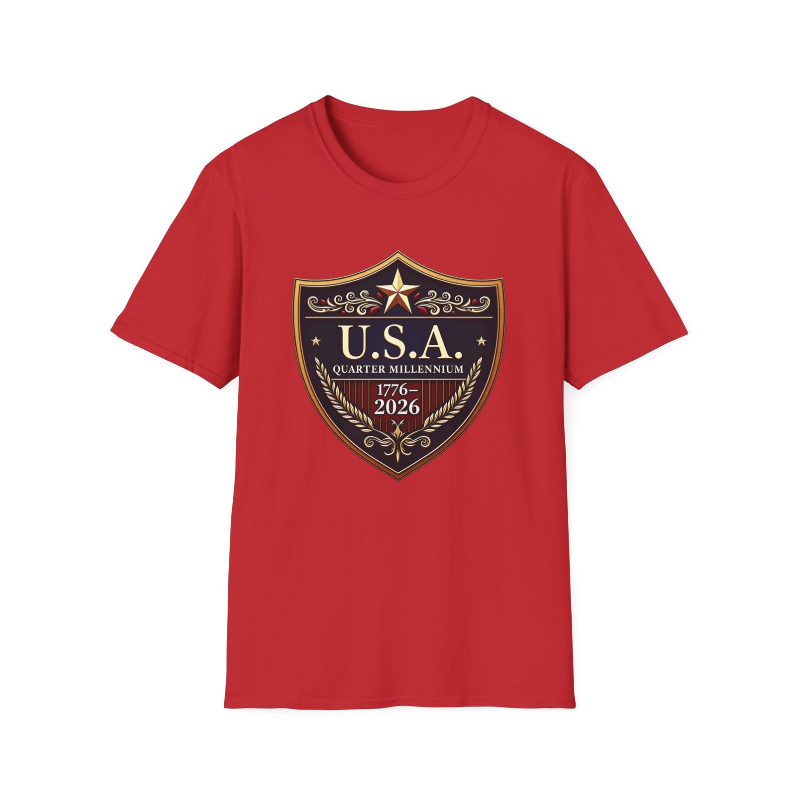 USA Shield Emblem T-Shirt _ 1776_2026 Quarter Millennium Patriotic Tee - Image 49