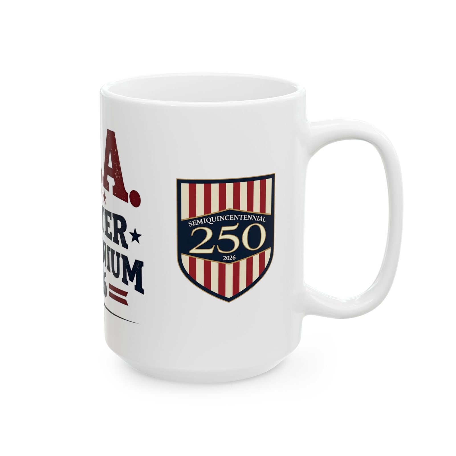 USA Quarter Millennium 2026 Mug | 250th Anniversary Shield Design - Image 16