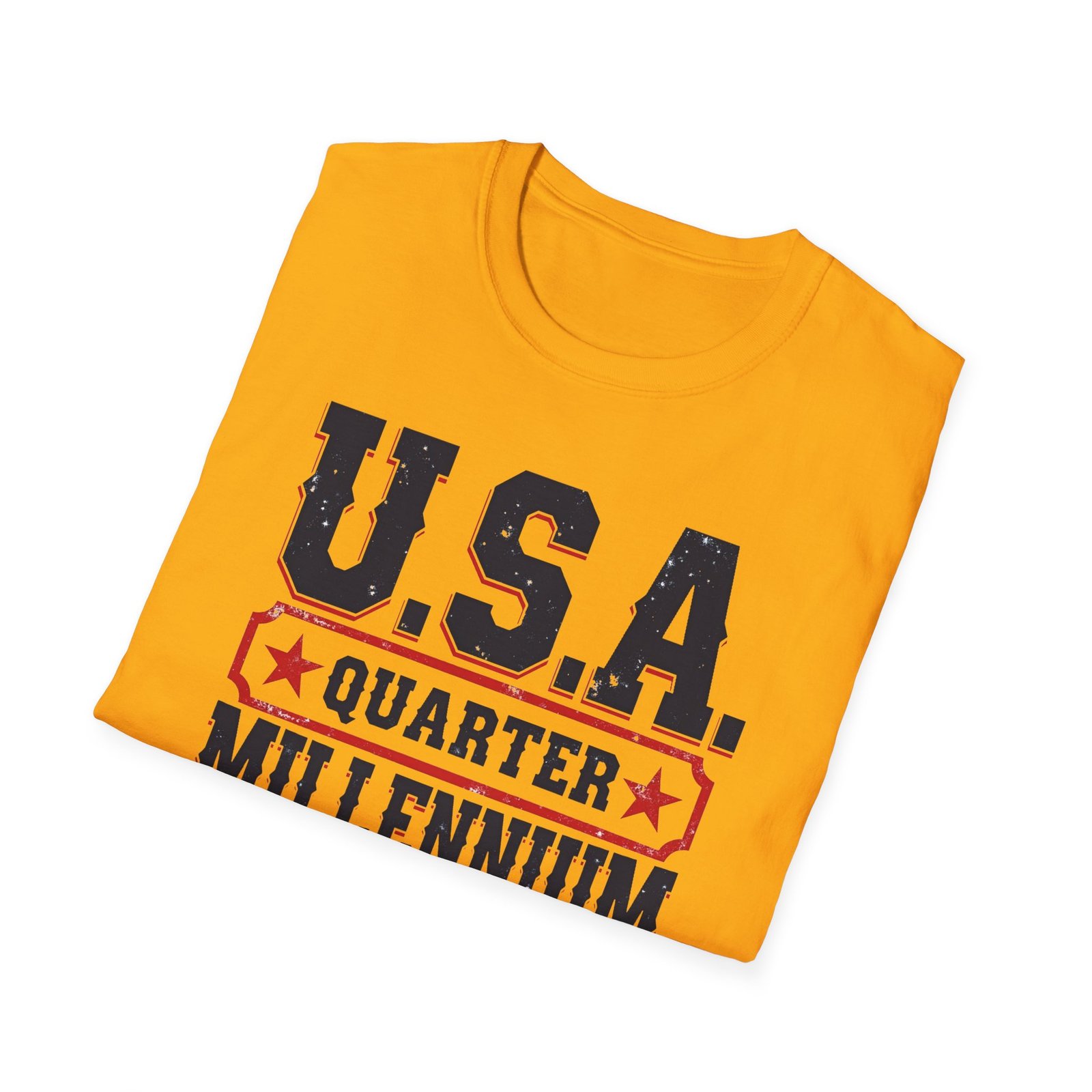 USA Quarter Millennium 2026 Patriotic T-Shirt | Quarter-themed Graphic Tee - Image 4