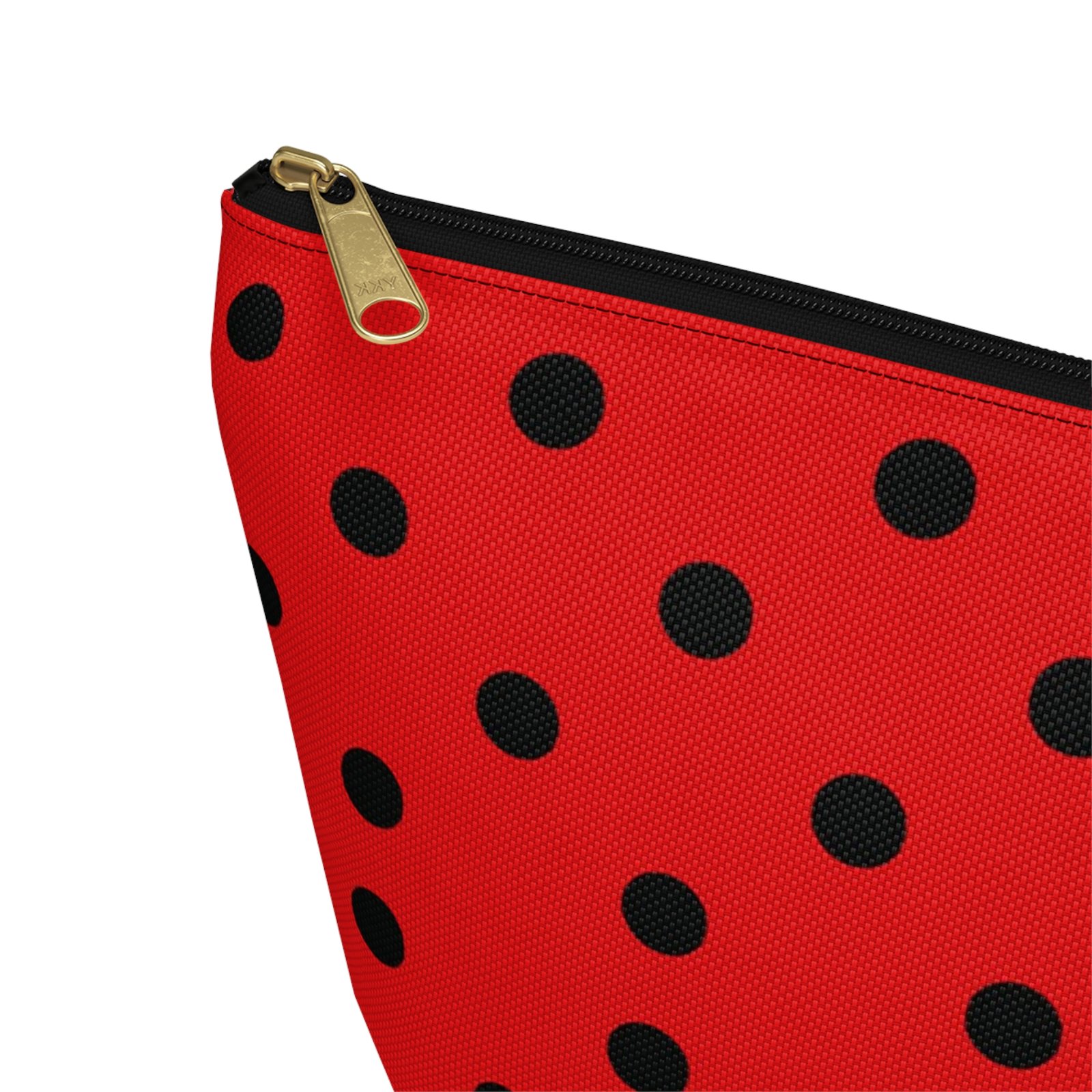Red Black Polka Dot Accessory Pouch - Image 6