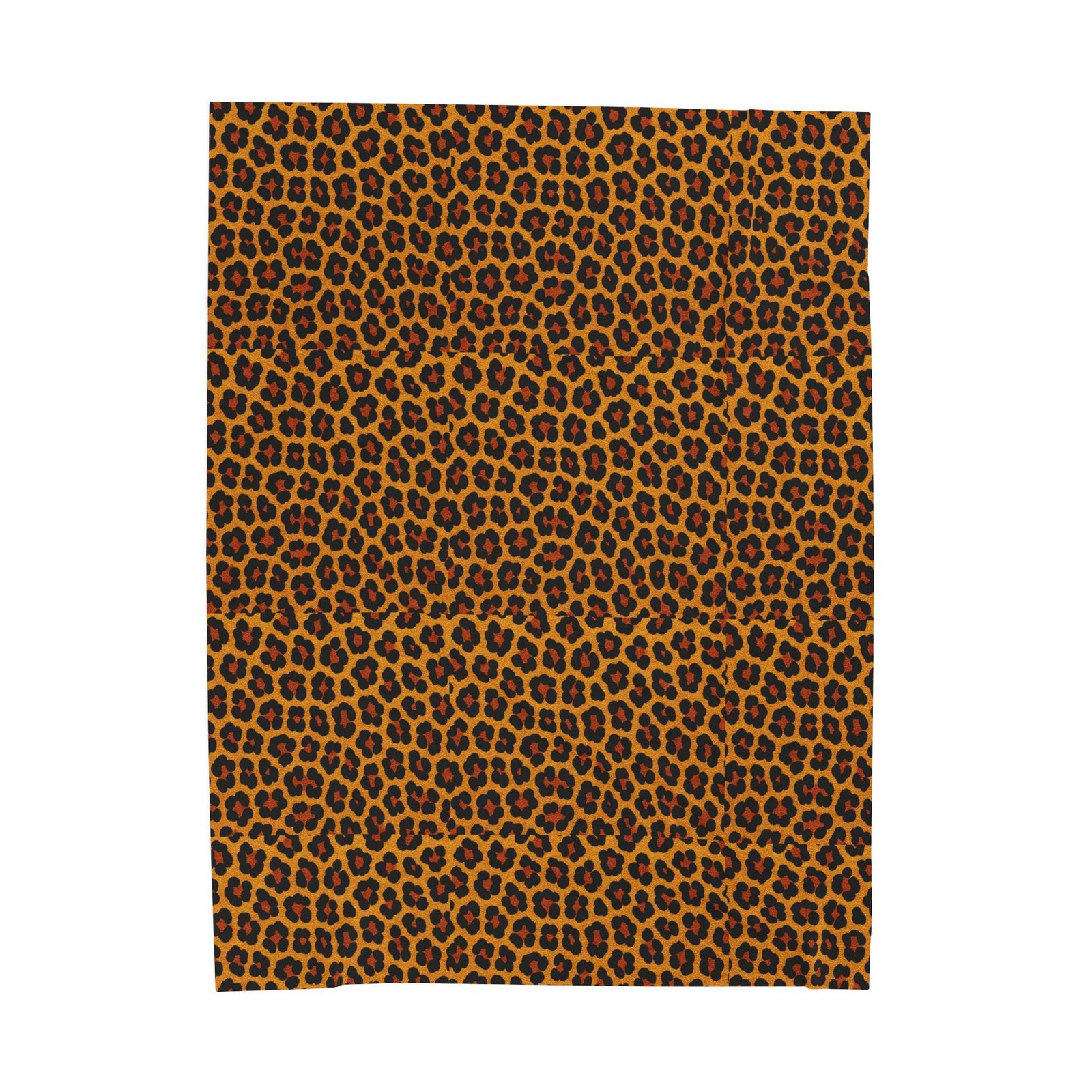 Leopard Print Velveteen Plush Blanket | Animal Print Cozy Throw - Image 5