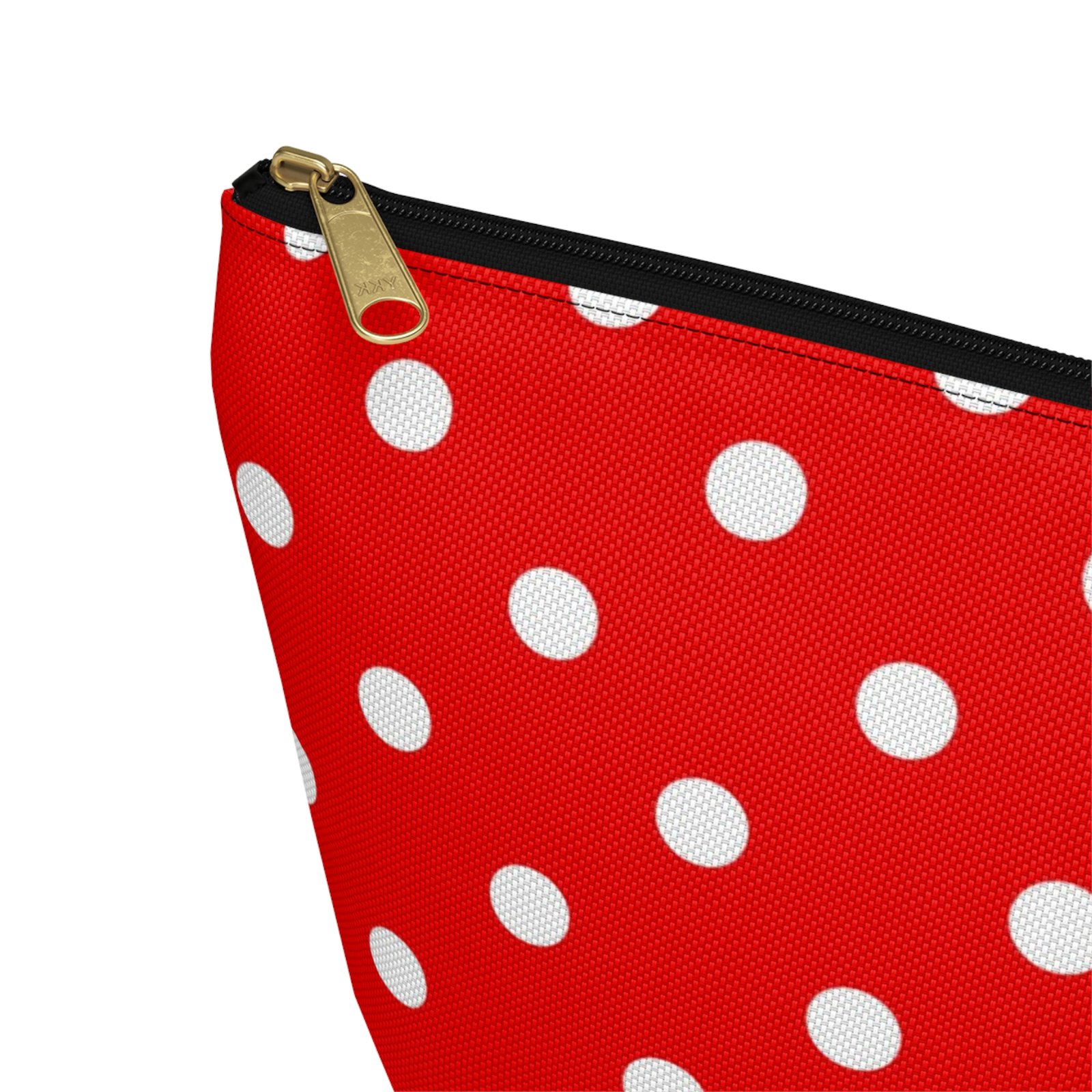 Red White Polka Dot Accessory Pouch - Image 6