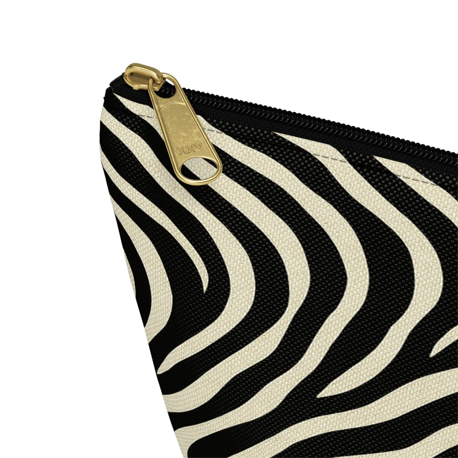 Zebra Print Accessory Pouch | T-Bottom Makeup Bag - Image 18