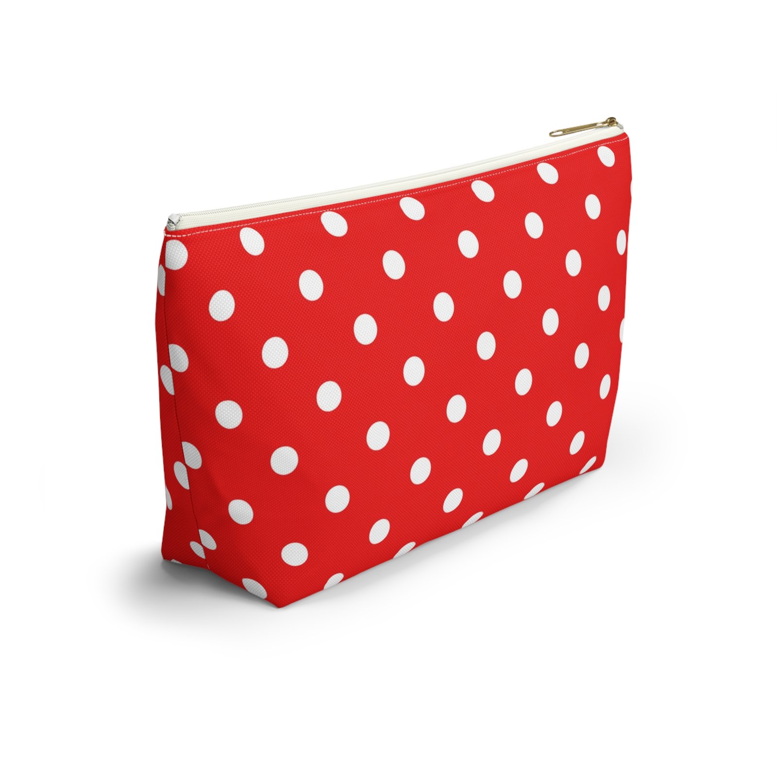 Red White Polka Dot Accessory Pouch - Image 10