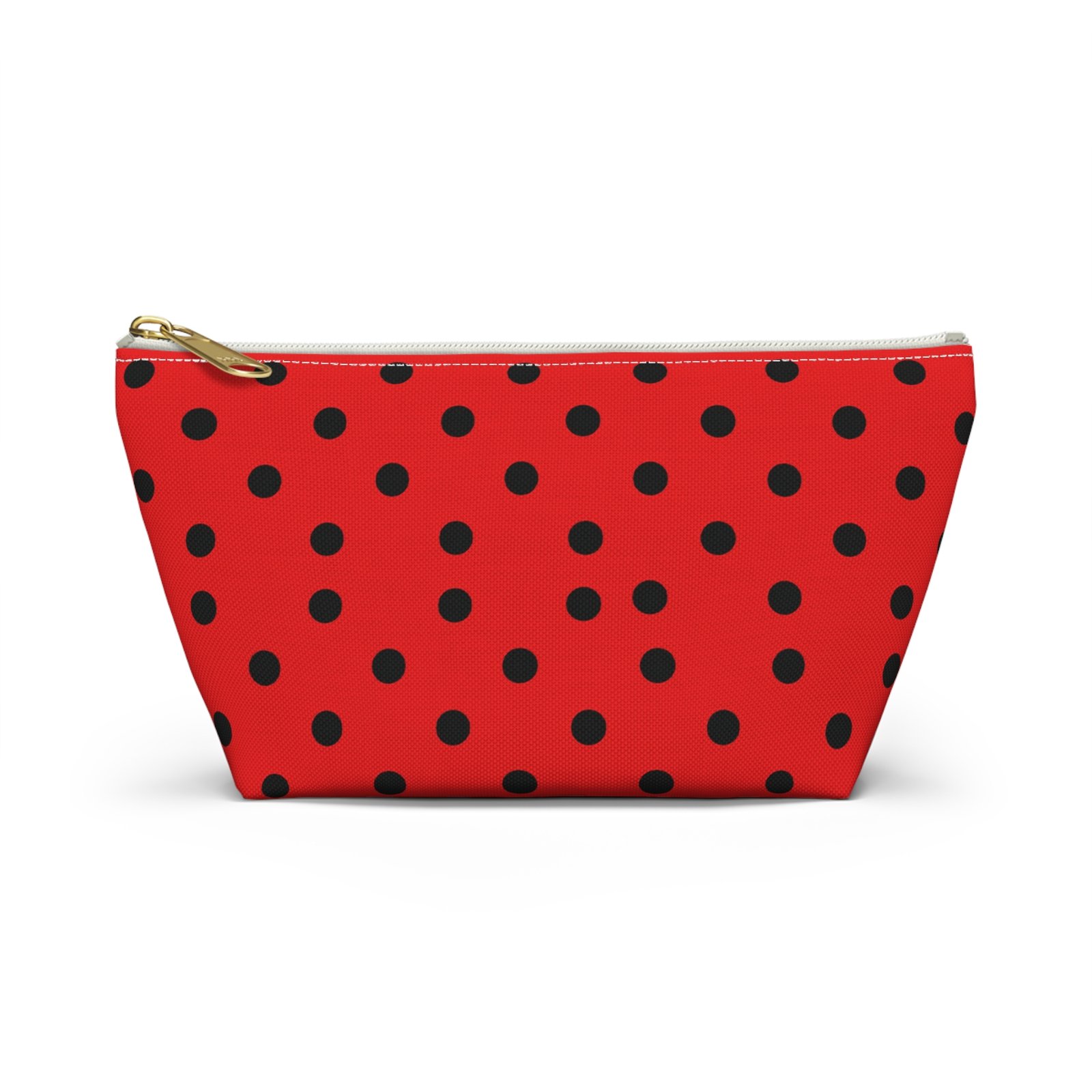 Red Black Polka Dot Accessory Pouch - Image 19