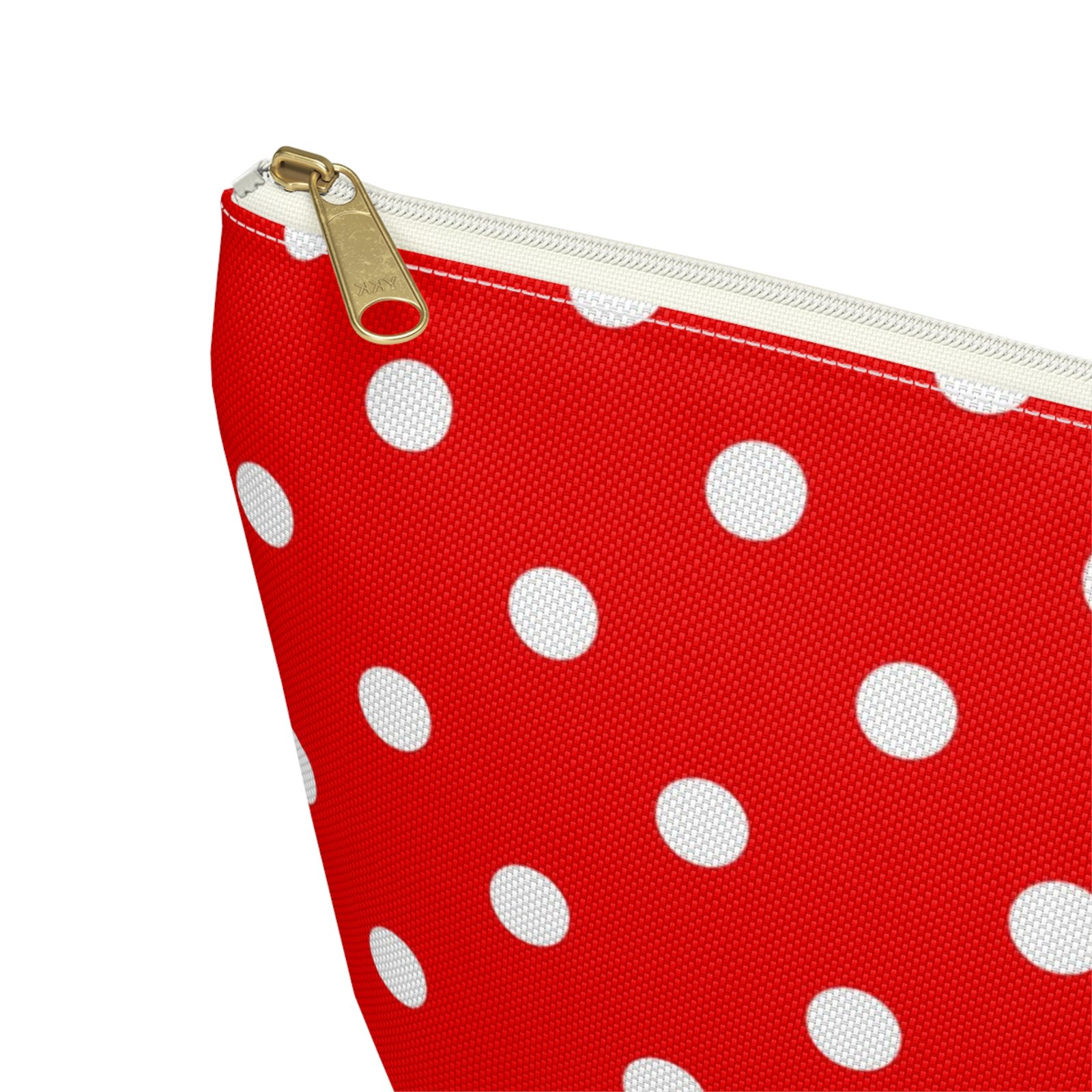 Red White Polka Dot Accessory Pouch - Image 12