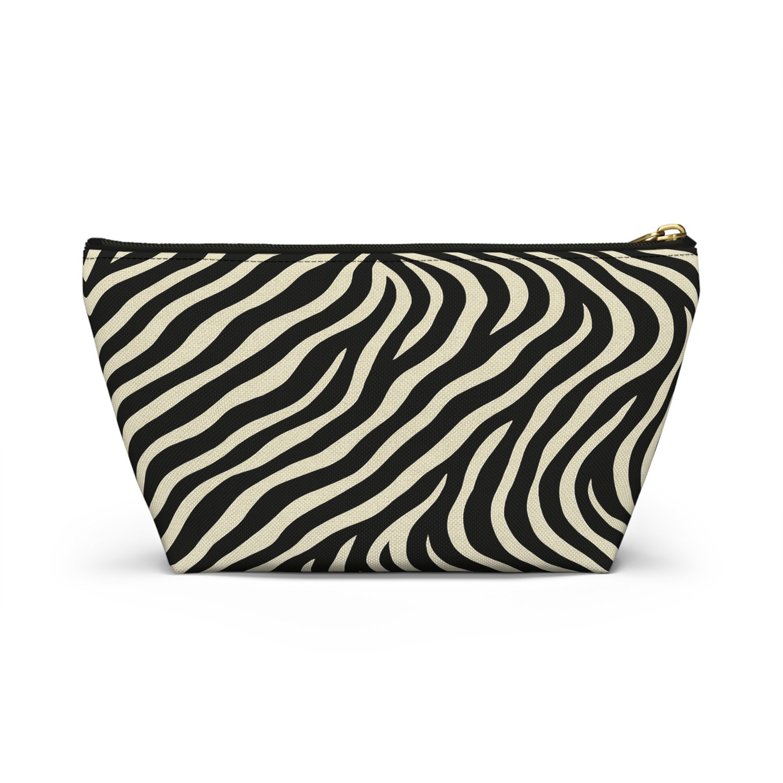 Zebra Print Accessory Pouch | T-Bottom Makeup Bag - Image 14