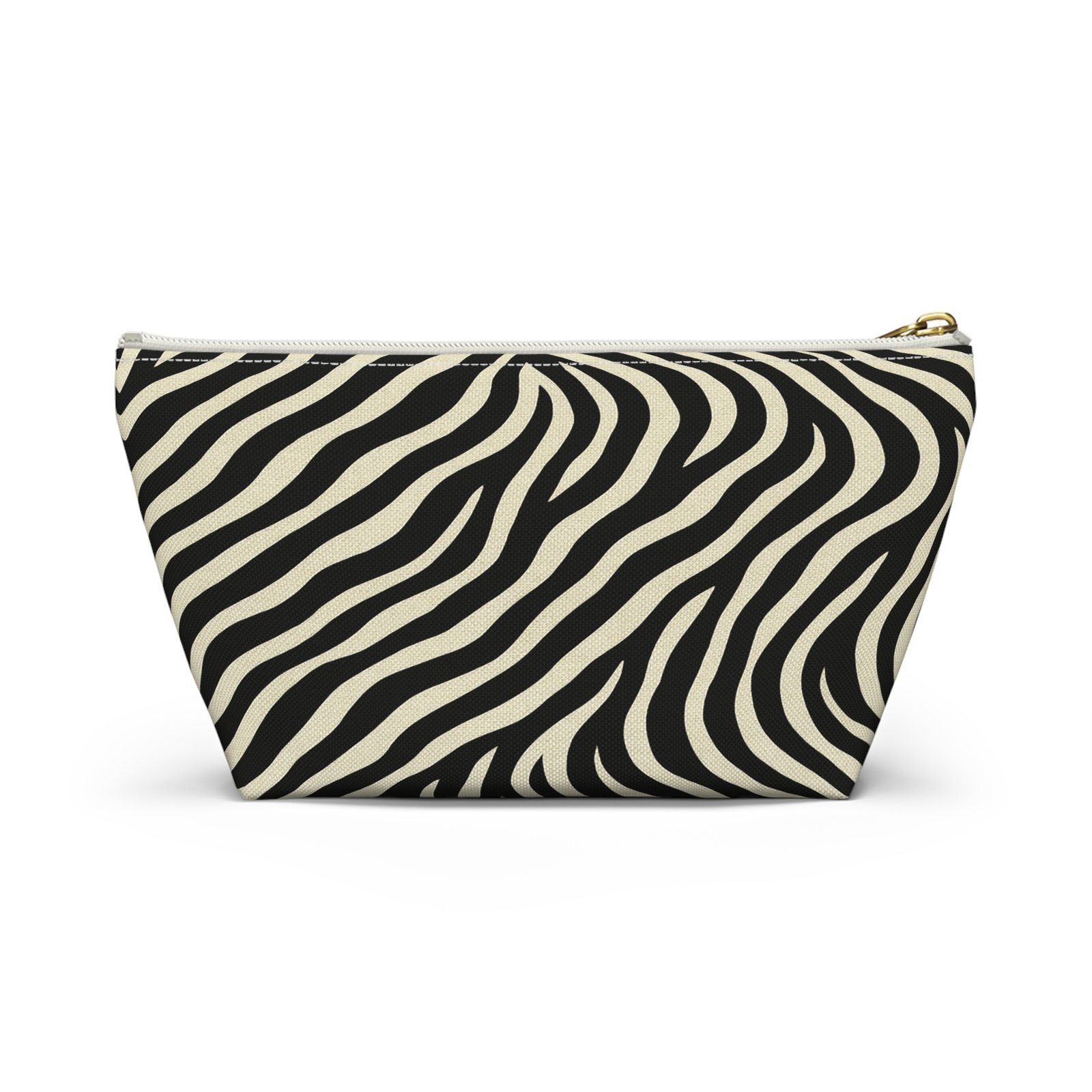 Zebra Print Accessory Pouch | T-Bottom Makeup Bag - Image 20
