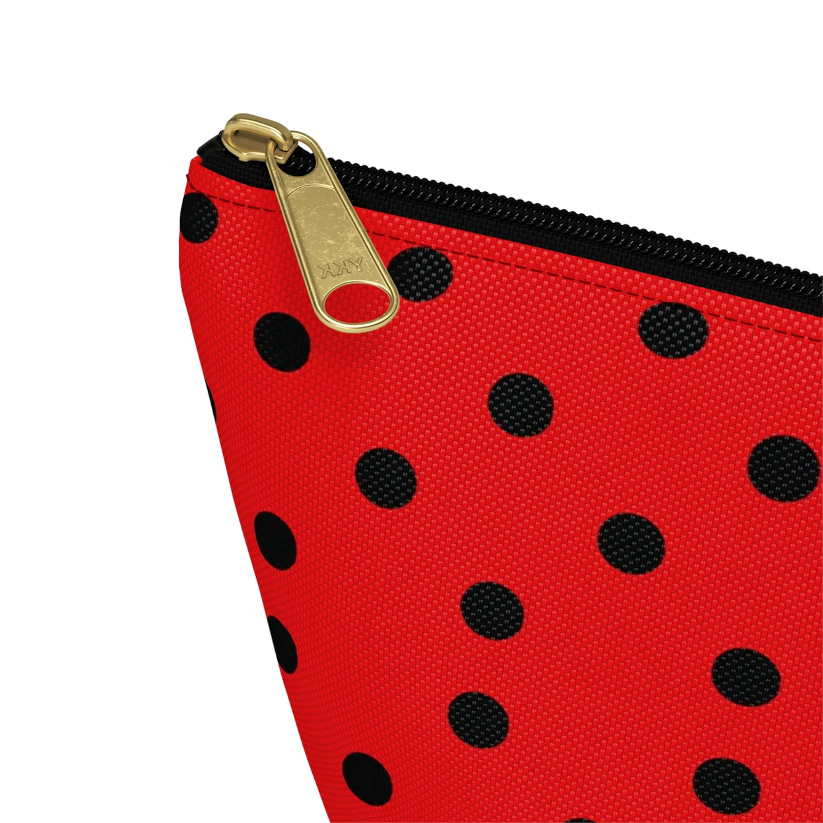 Red Black Polka Dot Accessory Pouch - Image 18