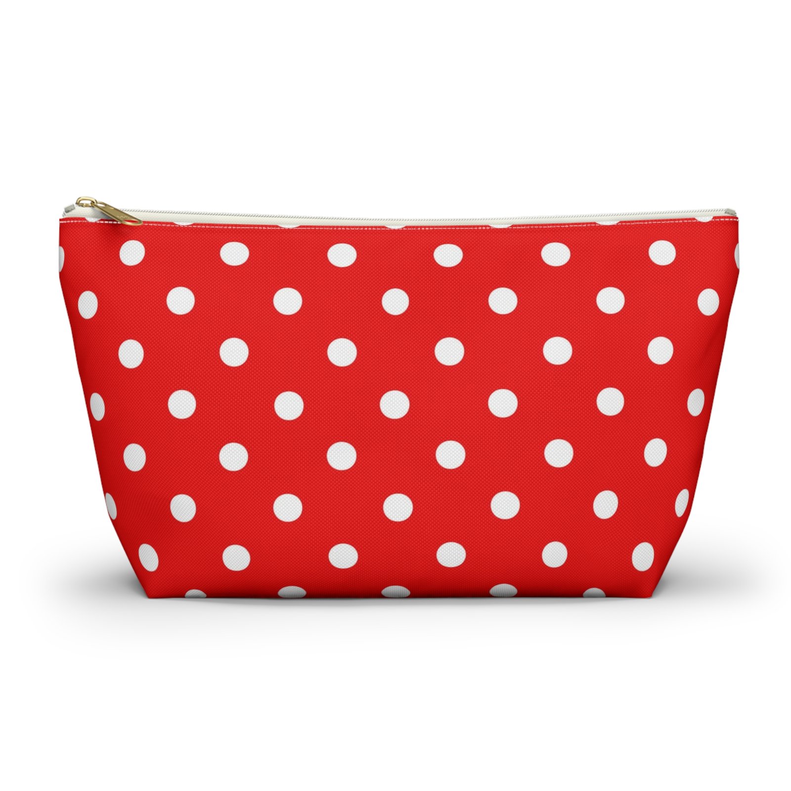 Red White Polka Dot Accessory Pouch - Image 7