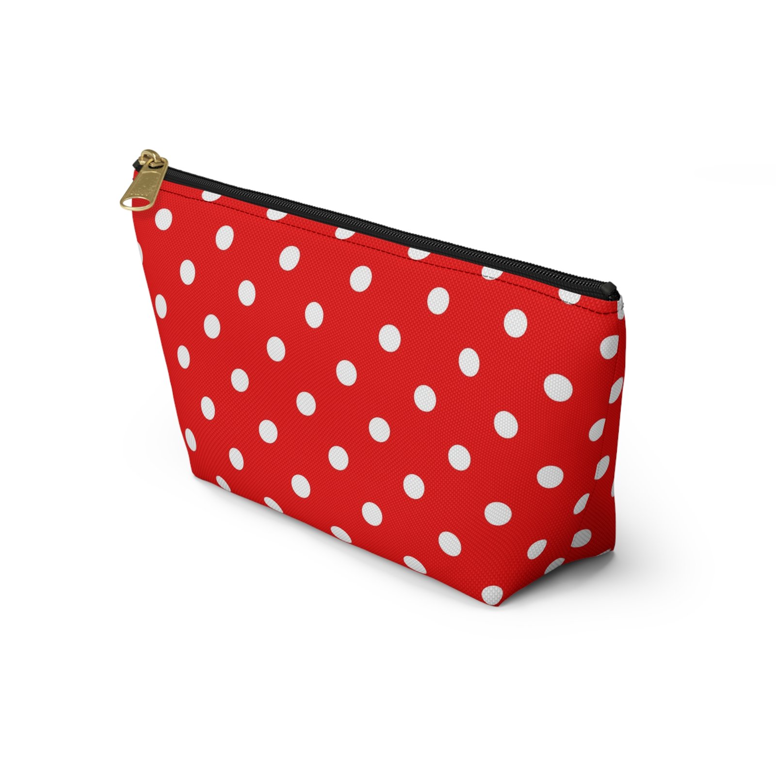 Red White Polka Dot Accessory Pouch - Image 15