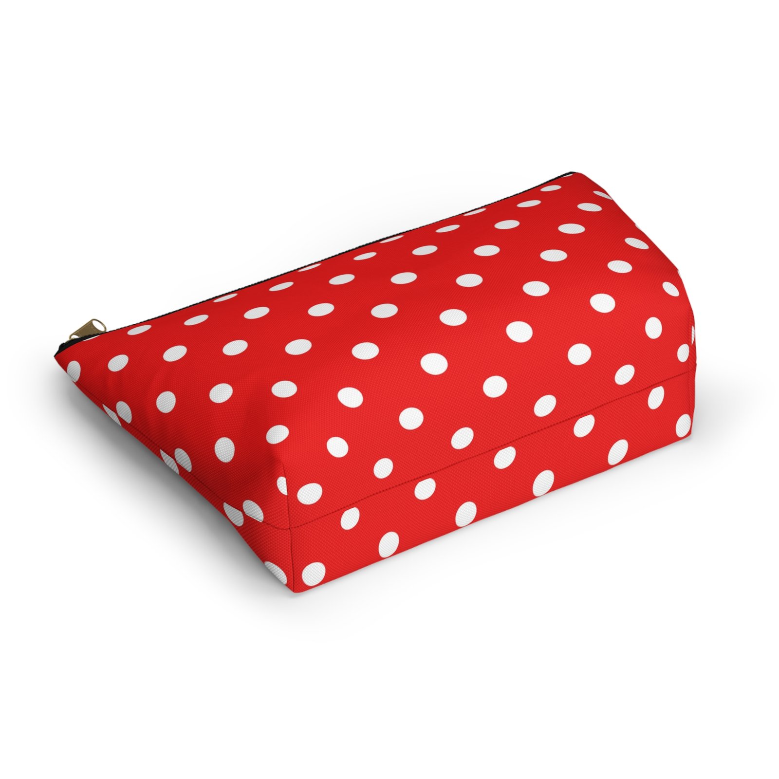 Red White Polka Dot Accessory Pouch - Image 5