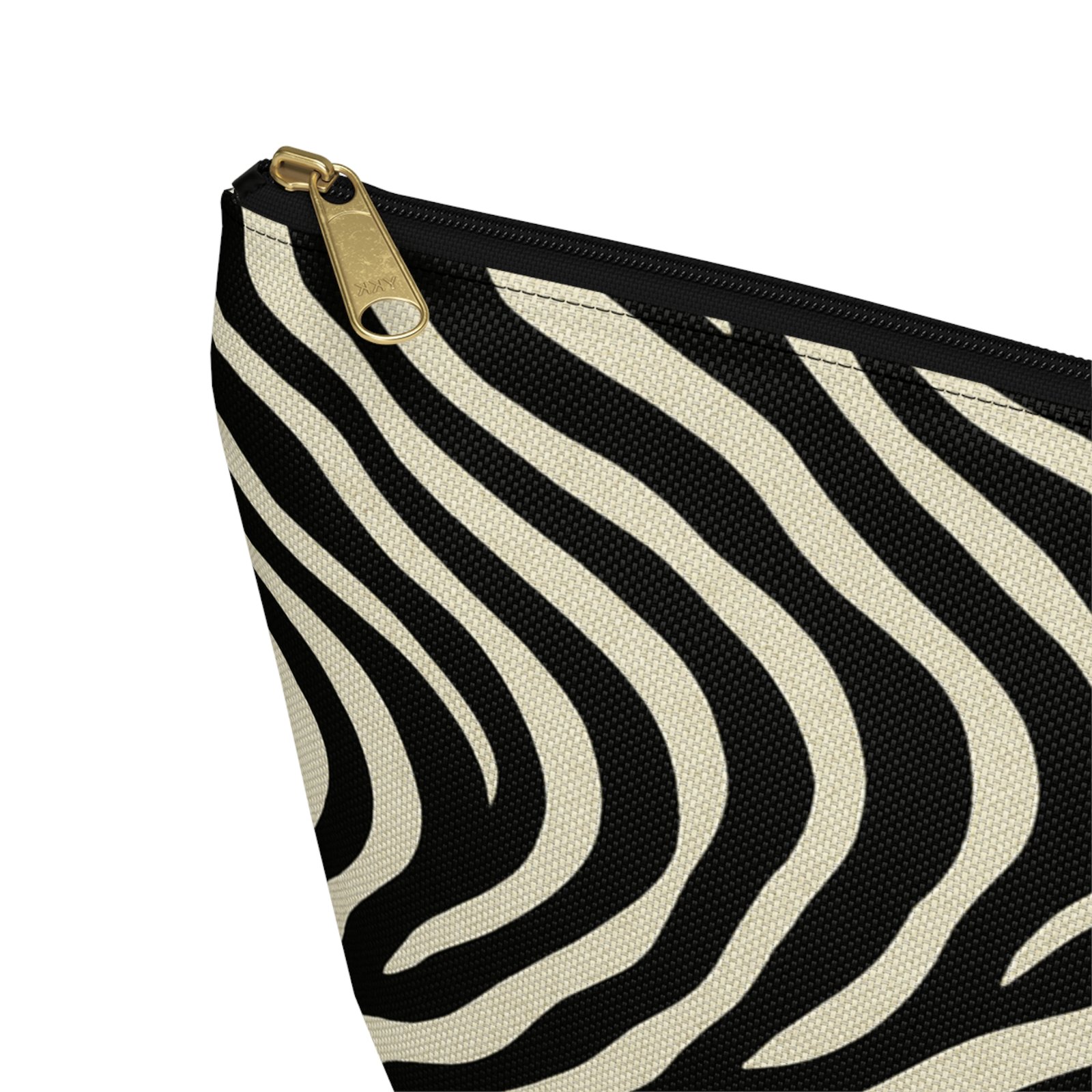Zebra Print Accessory Pouch | T-Bottom Makeup Bag - Image 6