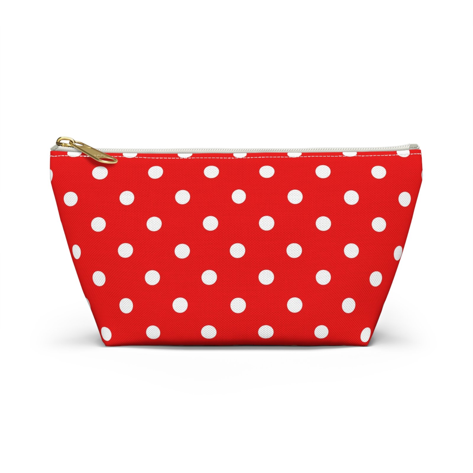 Red White Polka Dot Accessory Pouch - Image 19