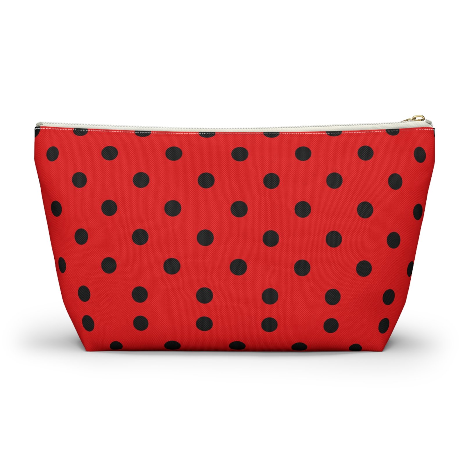 Red Black Polka Dot Accessory Pouch - Image 8