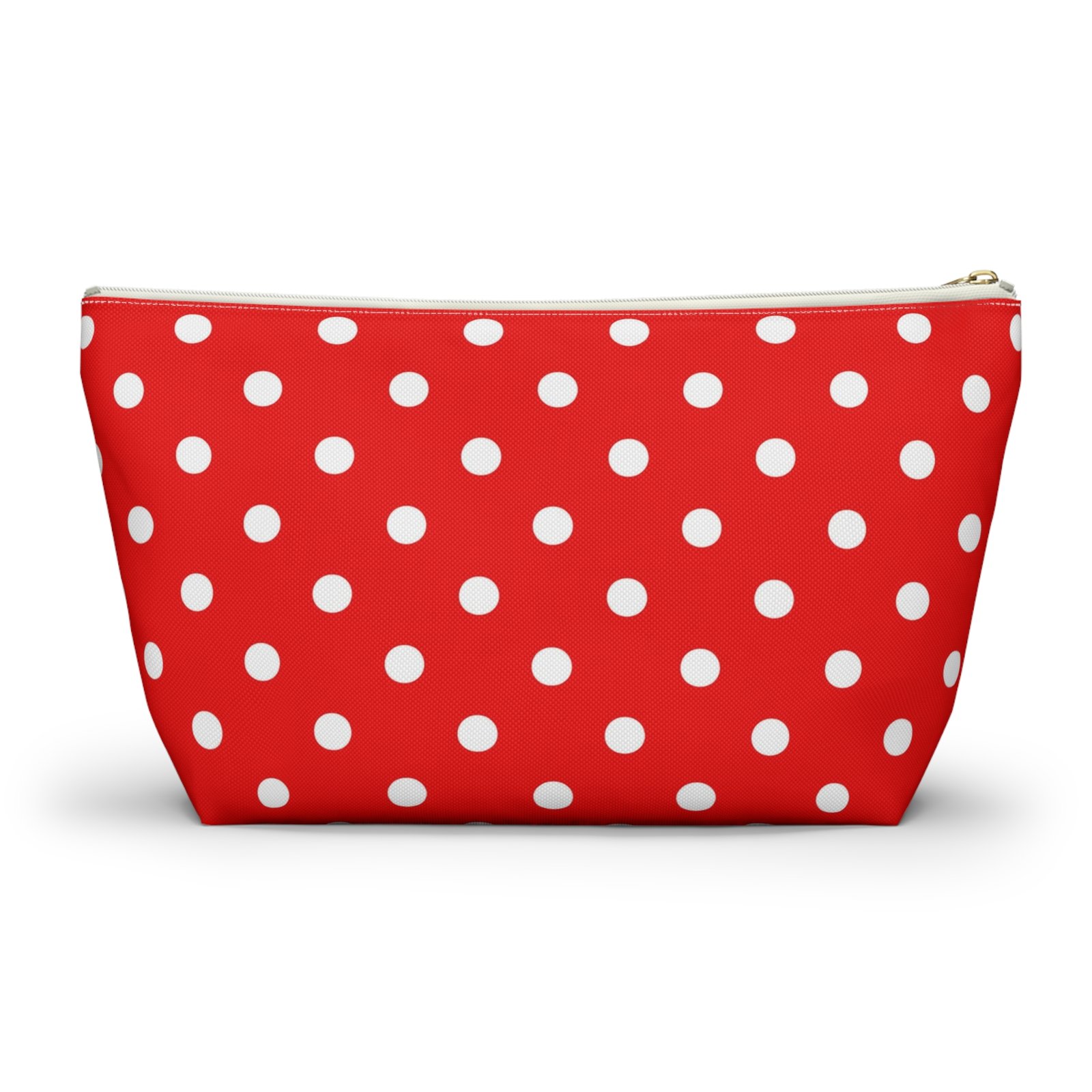 Red White Polka Dot Accessory Pouch - Image 8