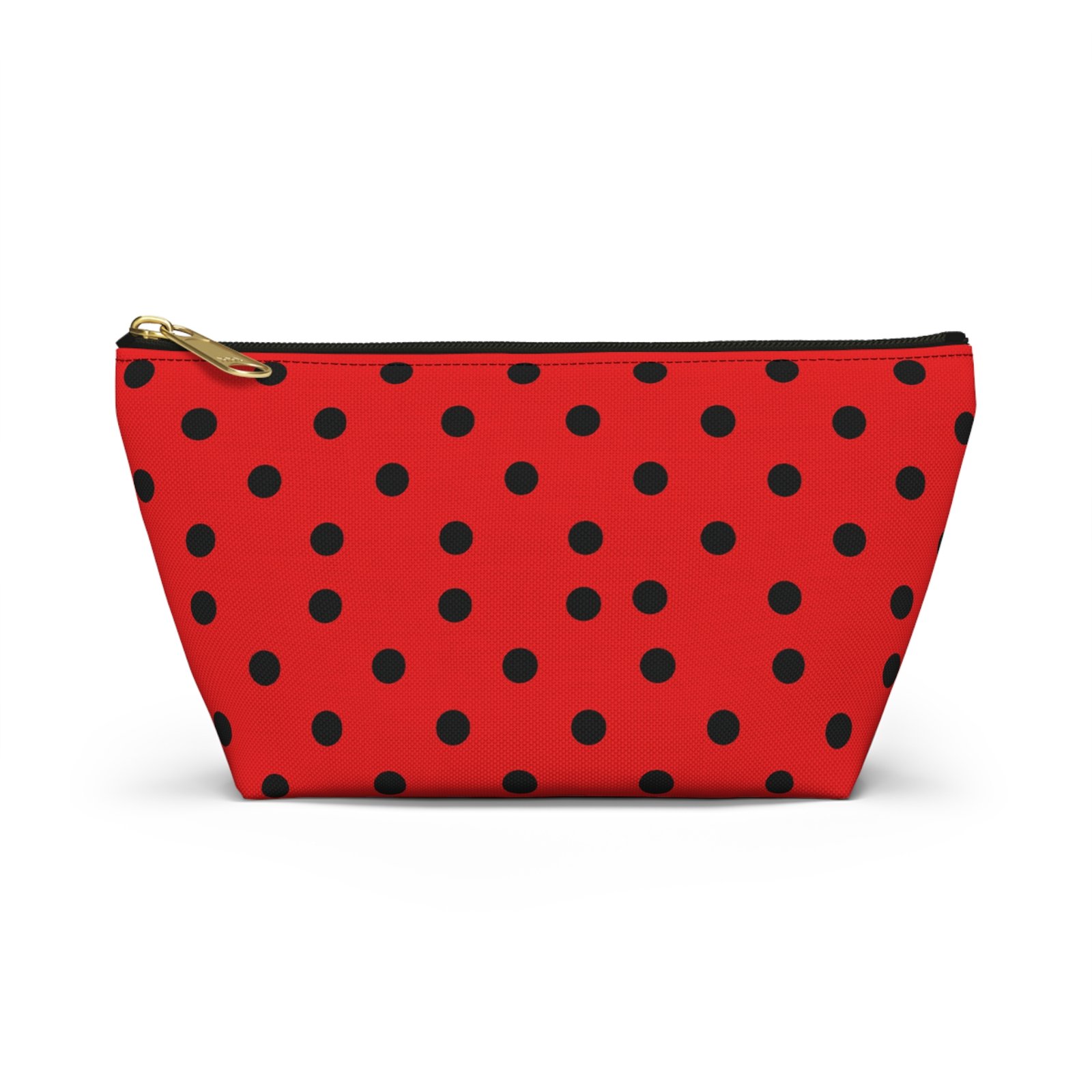 Red Black Polka Dot Accessory Pouch - Image 13
