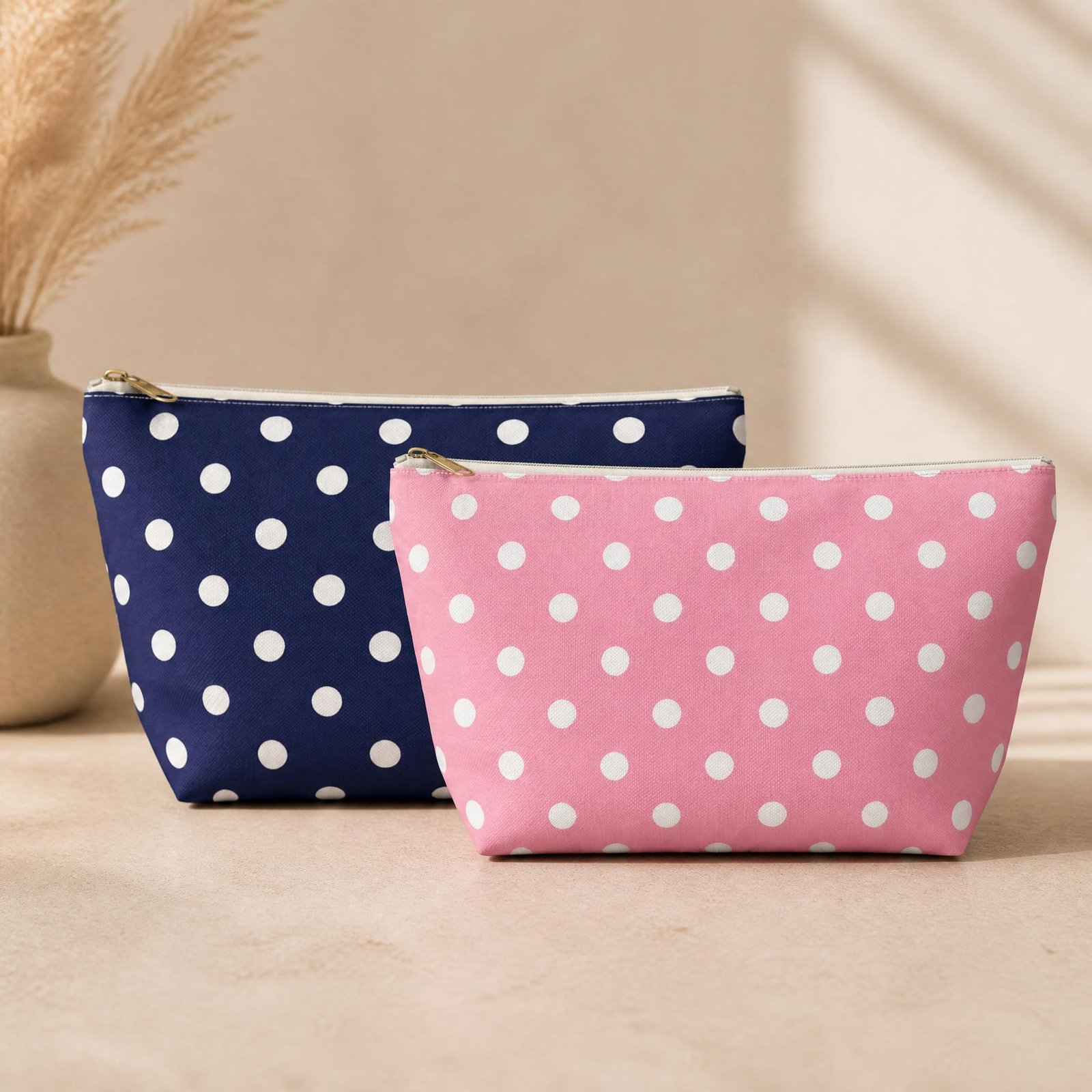 Polka Dot Accessory Pouch