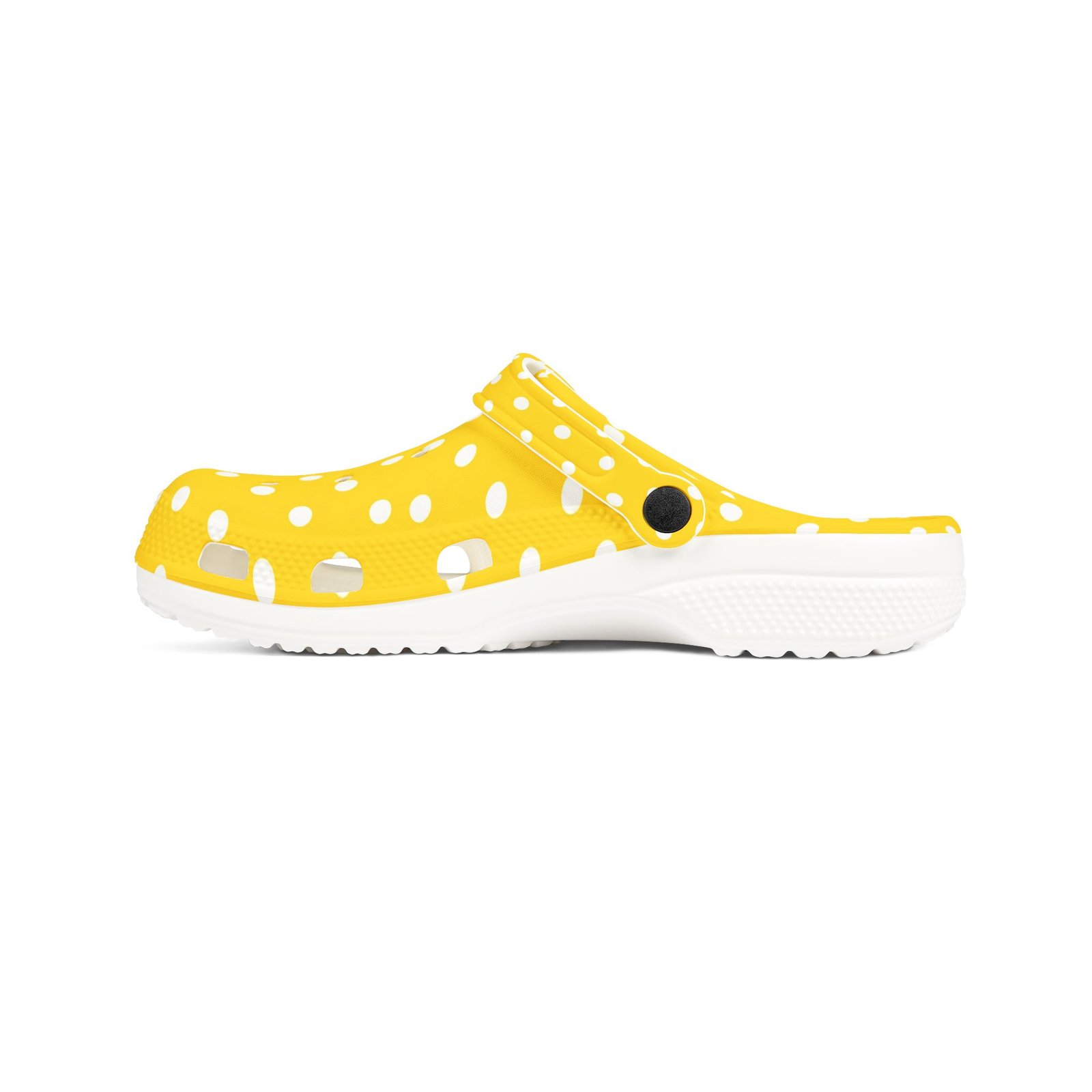 Yellow Polka Dot EVA Foam Clogs - Image 6