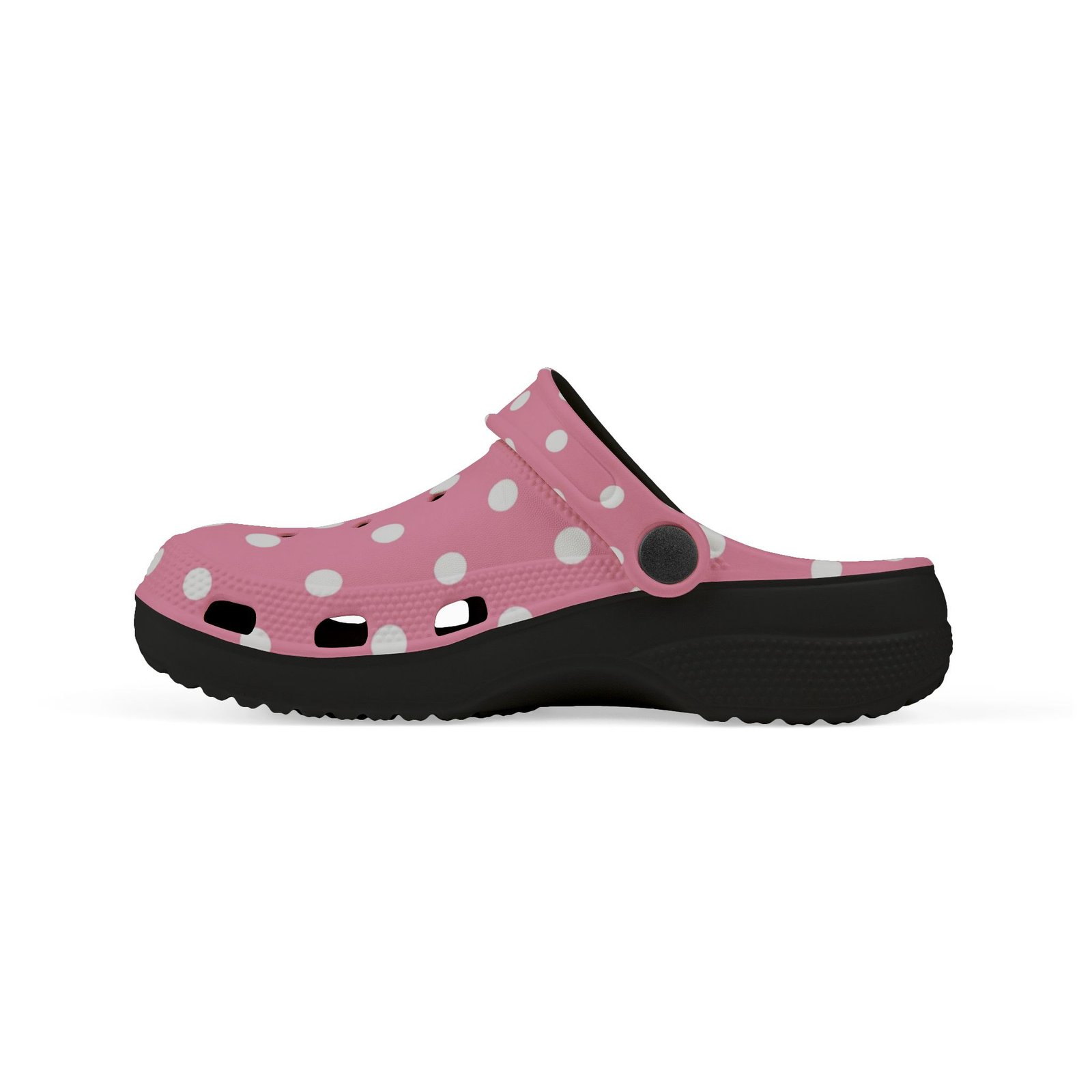 Kids Pink Polka Dot Foam Clogs — Lightweight EVA Slip-On Shoes - Image 14