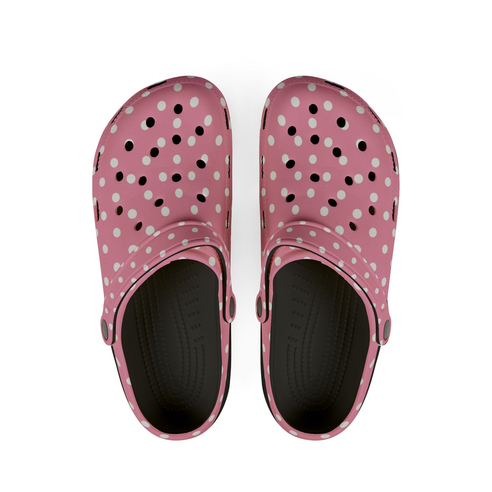 Pink Polka Dot EVA Foam Clogs - Image 10