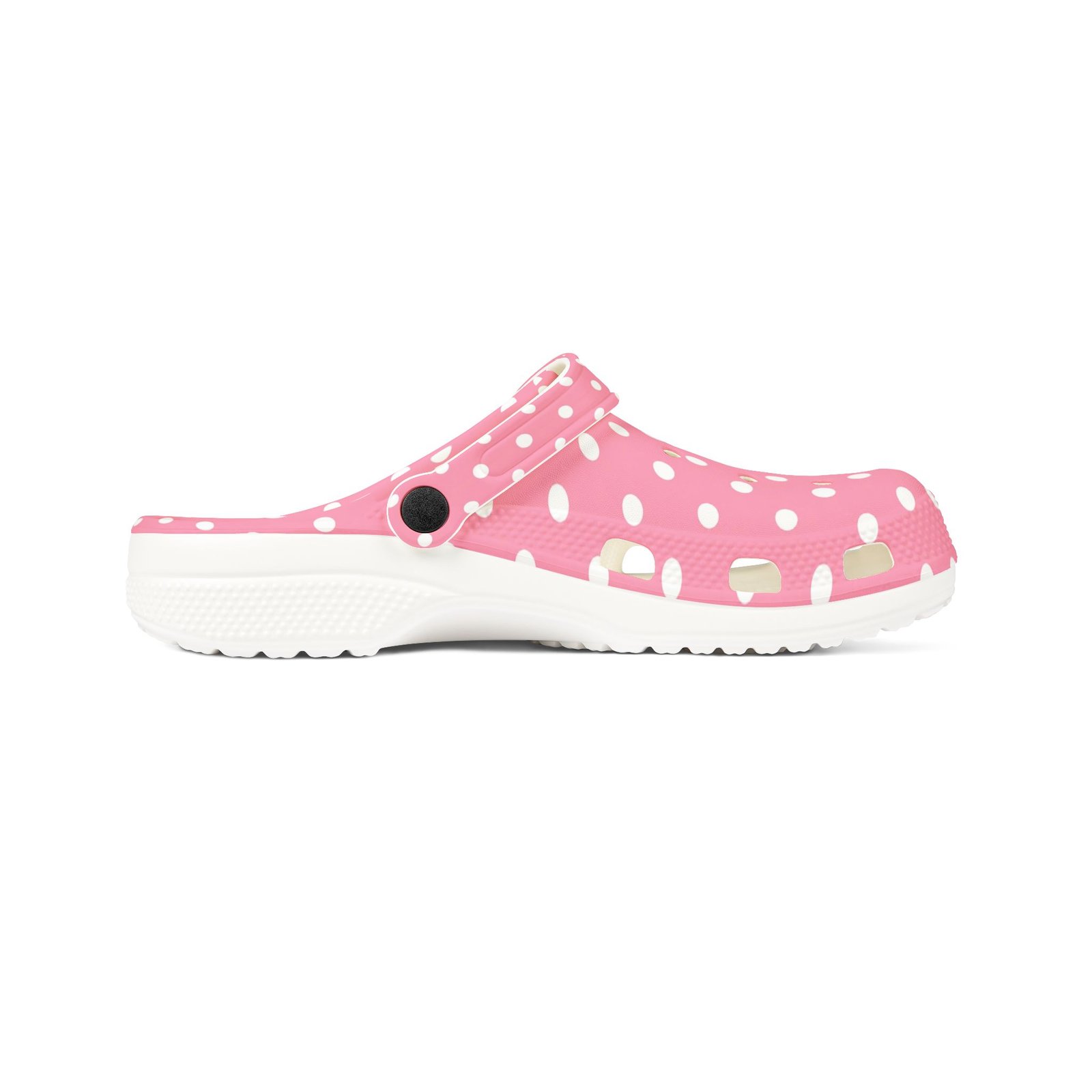 Pink Polka Dot EVA Foam Clogs - Image 4