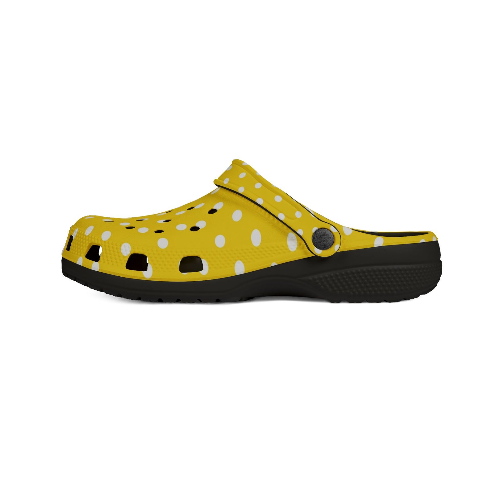 Yellow Polka Dot EVA Foam Clogs - Image 13