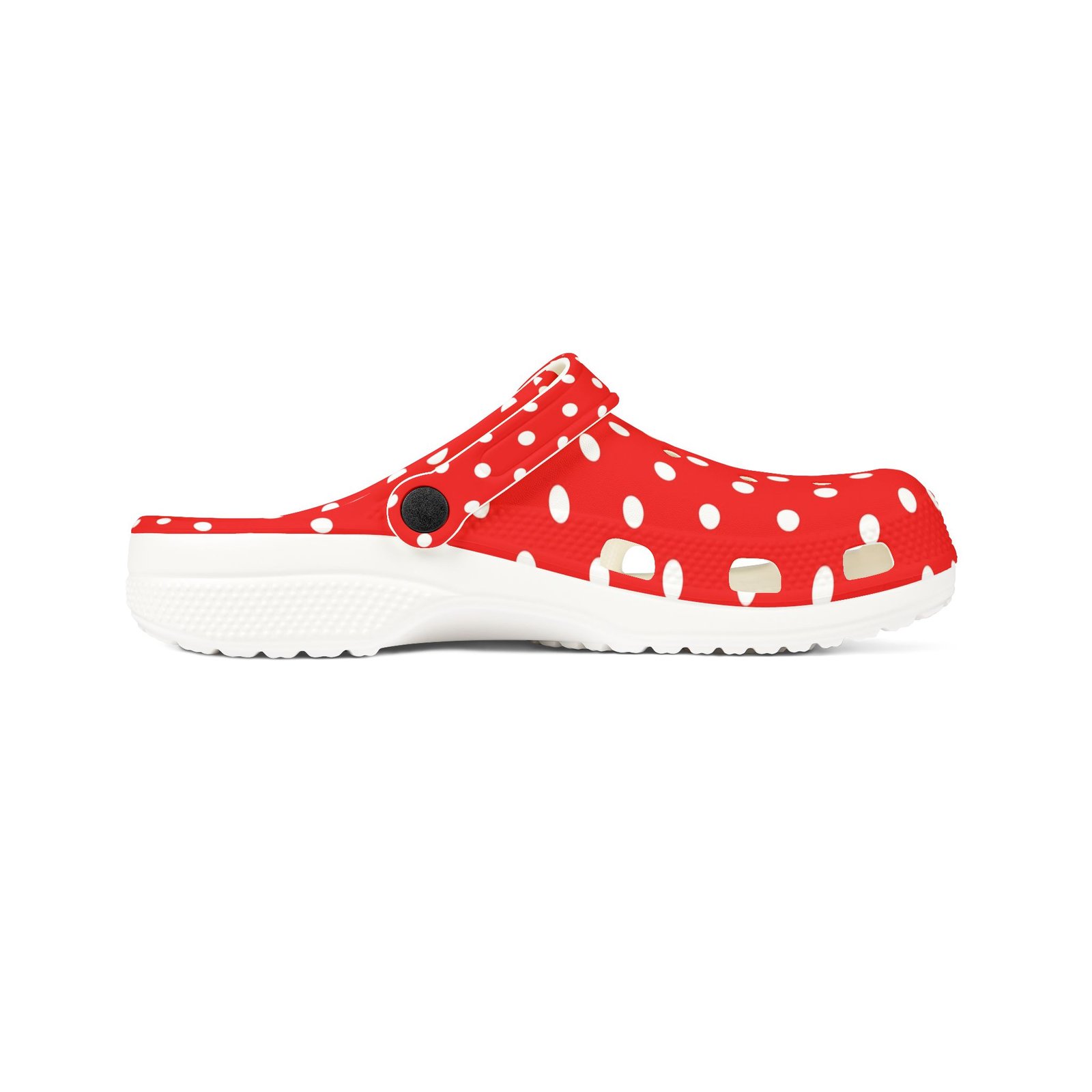Red & White Polka Dot EVA Foam Clogs - Image 12