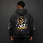 Build Different Snow Washed Loose Cotton Hoodie