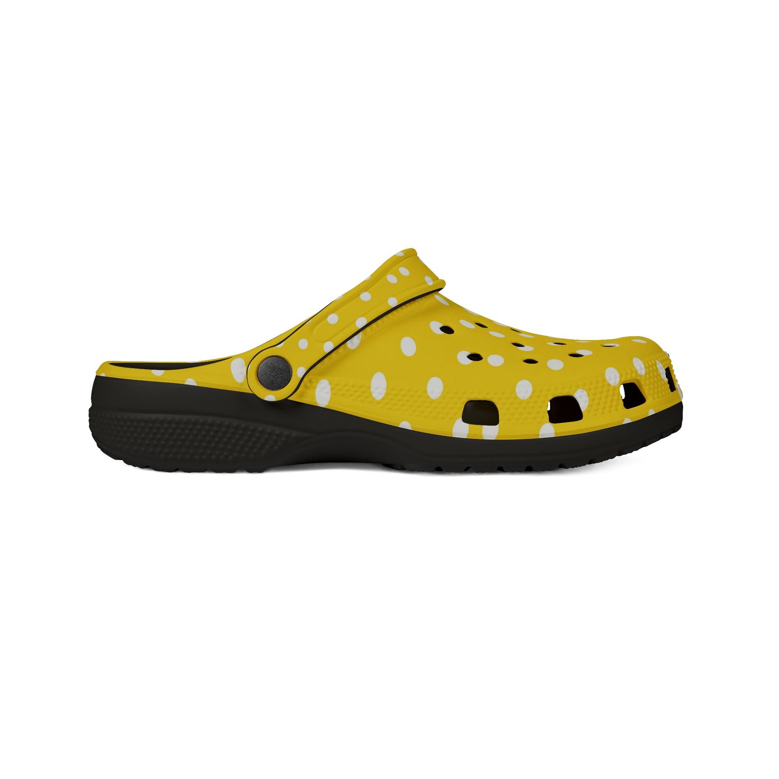 Yellow Polka Dot EVA Foam Clogs - Image 15