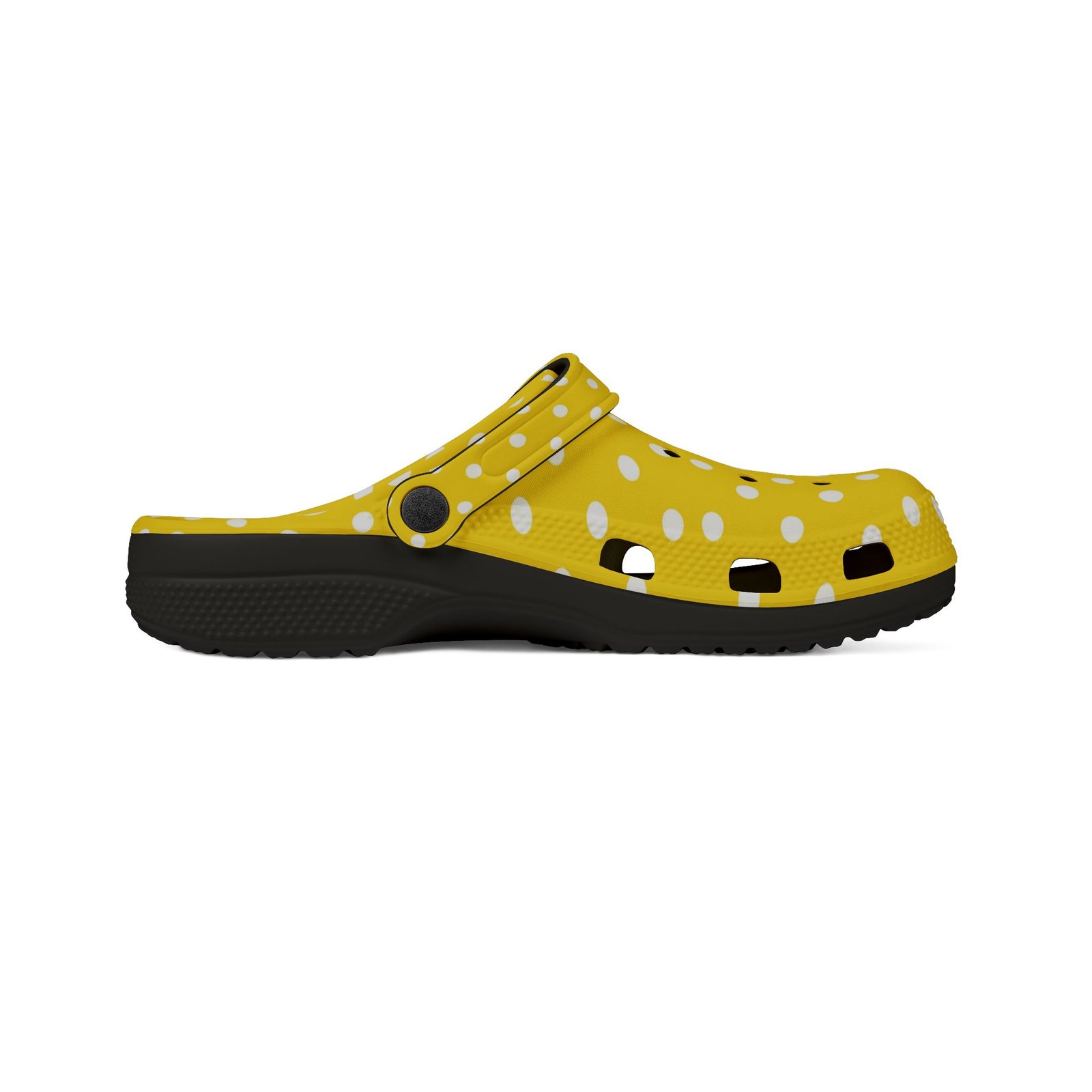 Yellow Polka Dot EVA Foam Clogs - Image 12