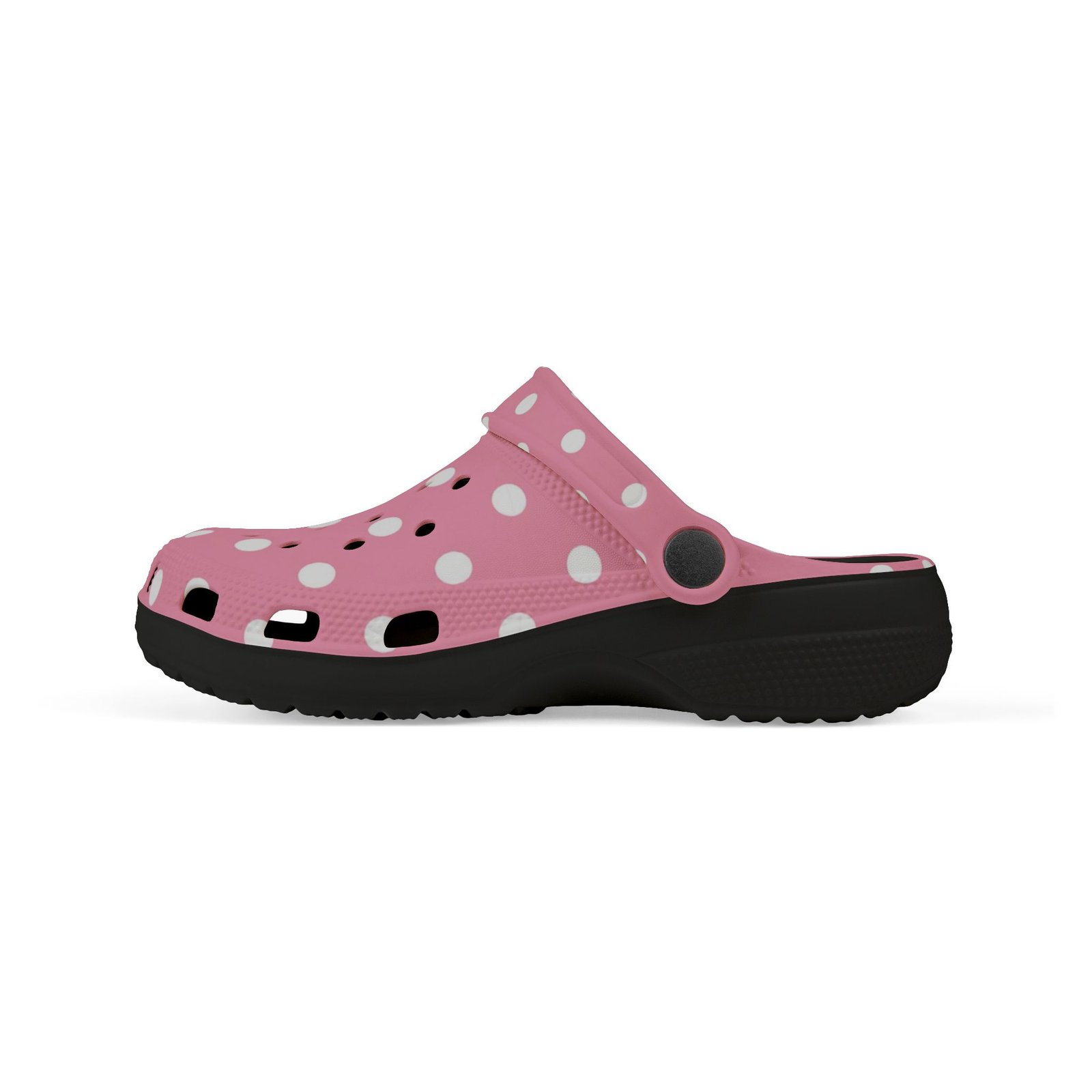 Kids Pink Polka Dot Foam Clogs — Lightweight EVA Slip-On Shoes - Image 13