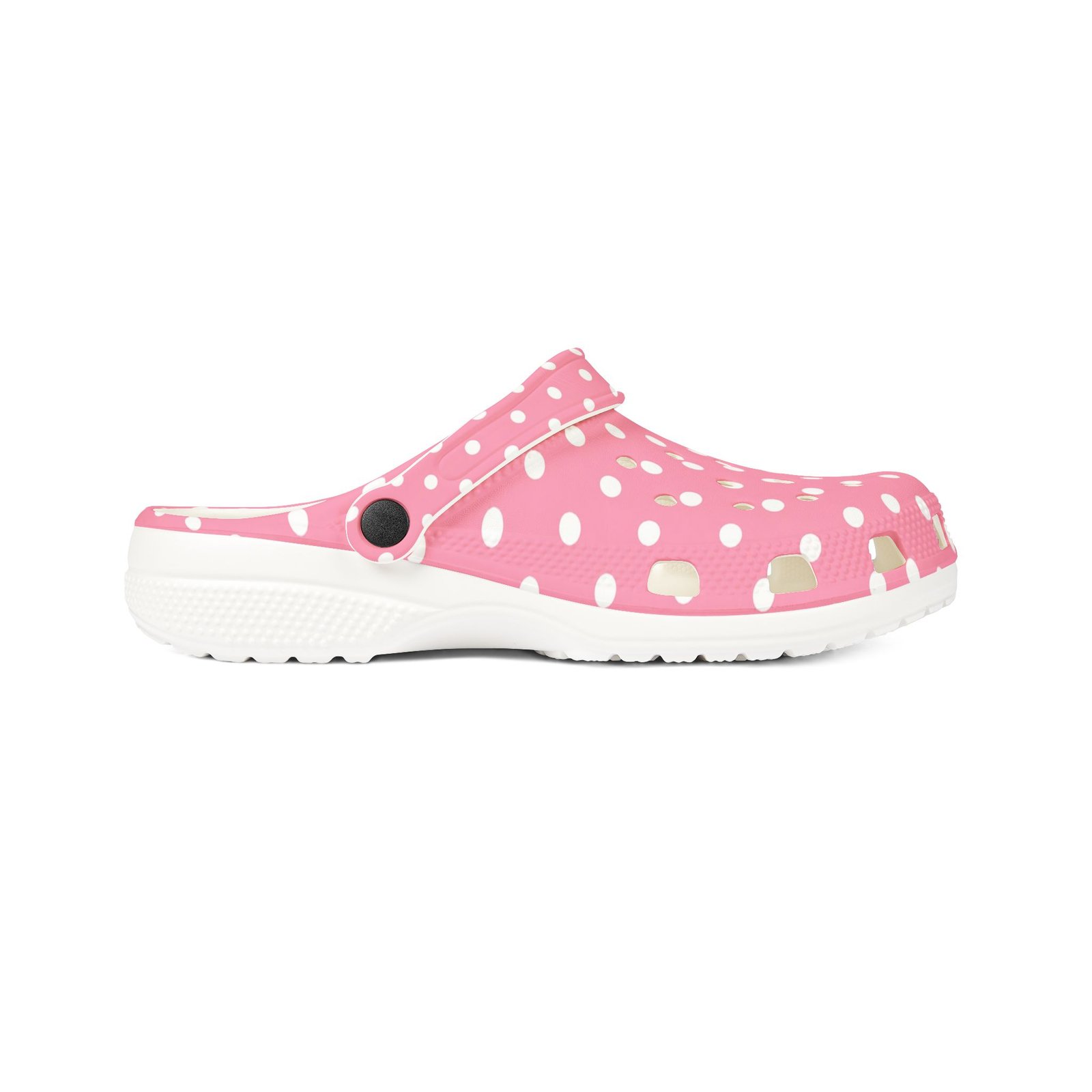 Pink Polka Dot EVA Foam Clogs - Image 7